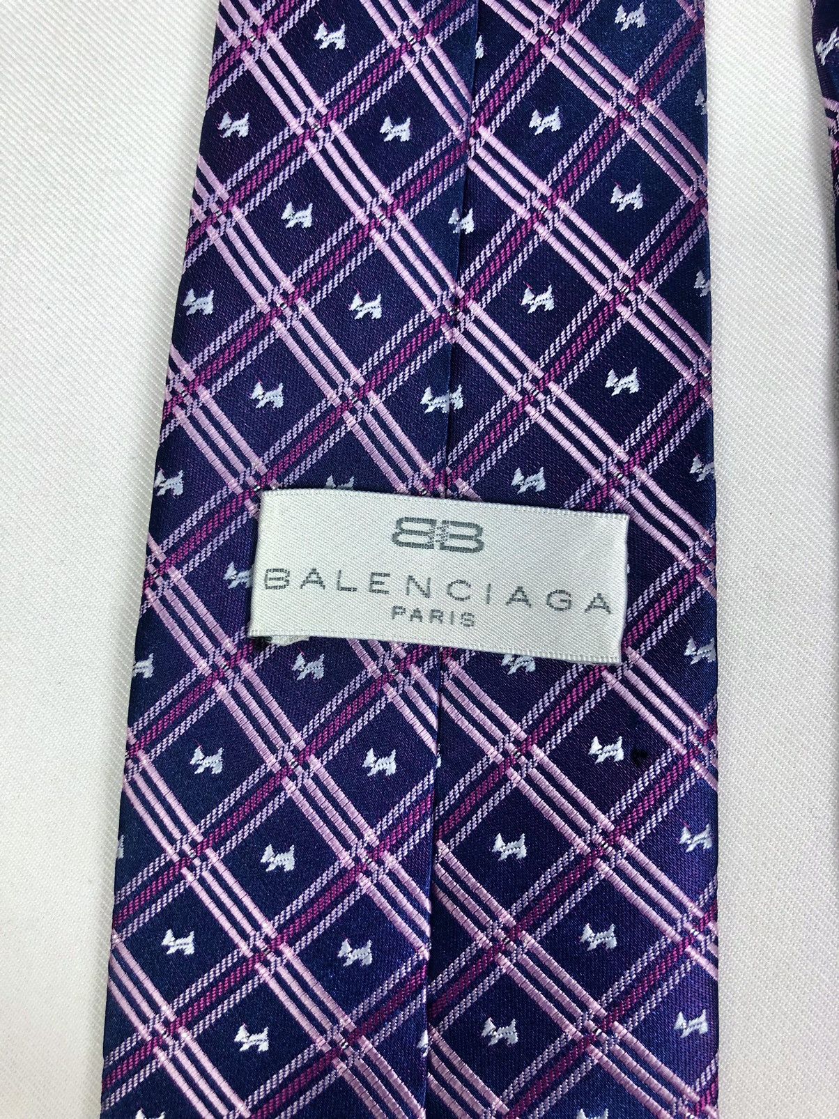 Balenciaga Rare Balenciaga Paris Tie Size ONE SIZE - 7 Thumbnail