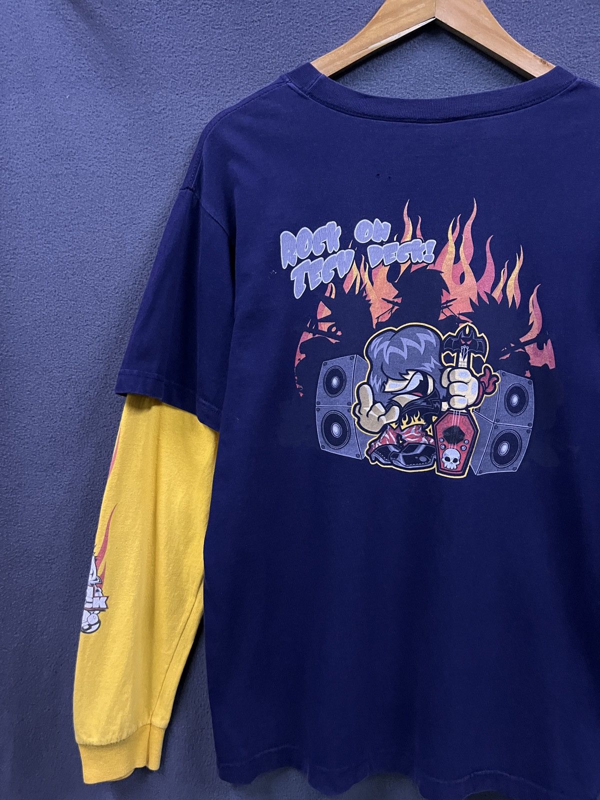 Vintage RARE ‼️ VINTAGE TECH DECK DOUBLE SLEEVE TSHIRT Size US M / EU 48-50 / 2 - 6 Thumbnail