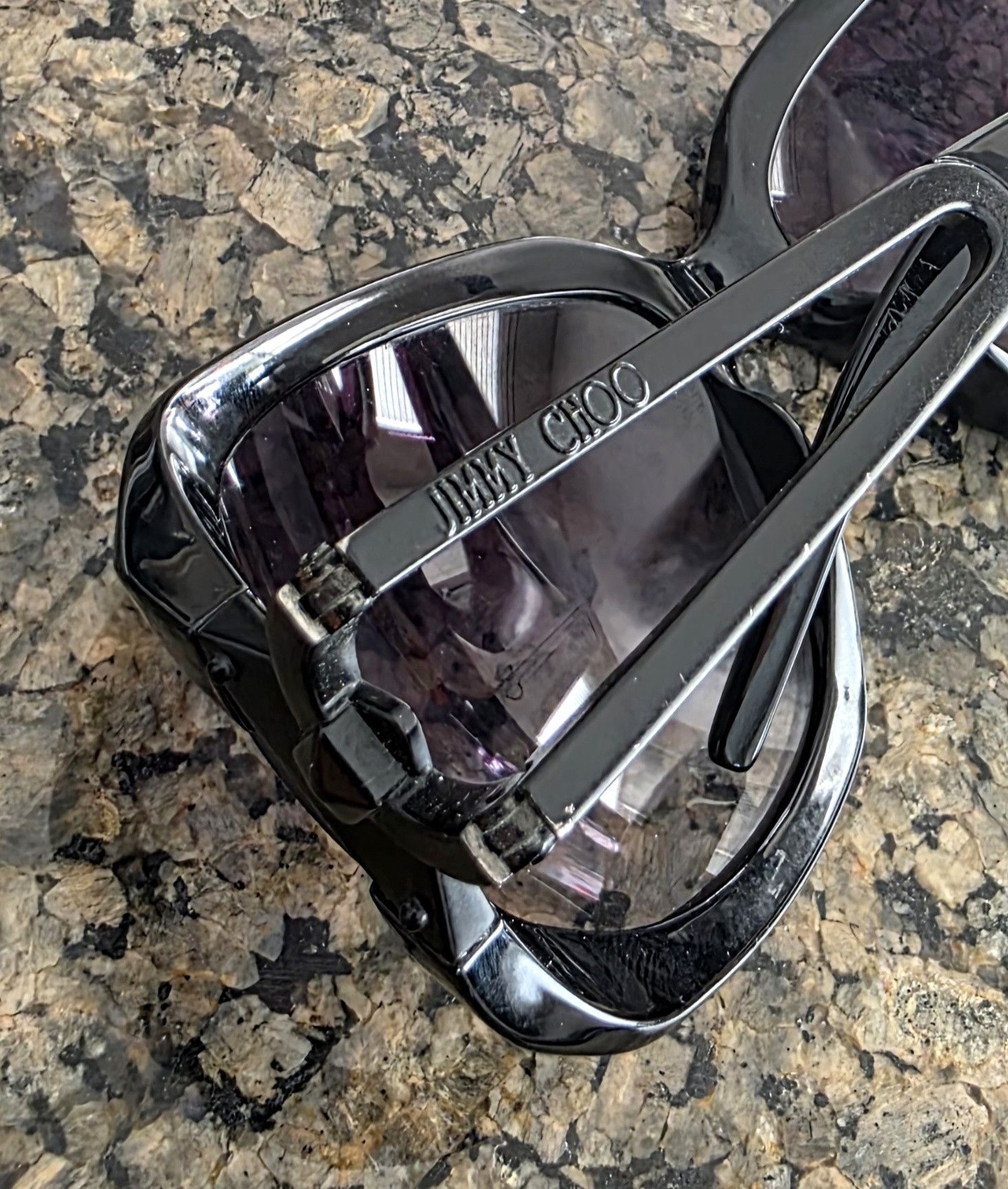 Jimmy Choo JIMMY CHOO AMORE /S 115 Sunglasses Made Italy Black 0D28LF Size ONE SIZE - 7 Thumbnail