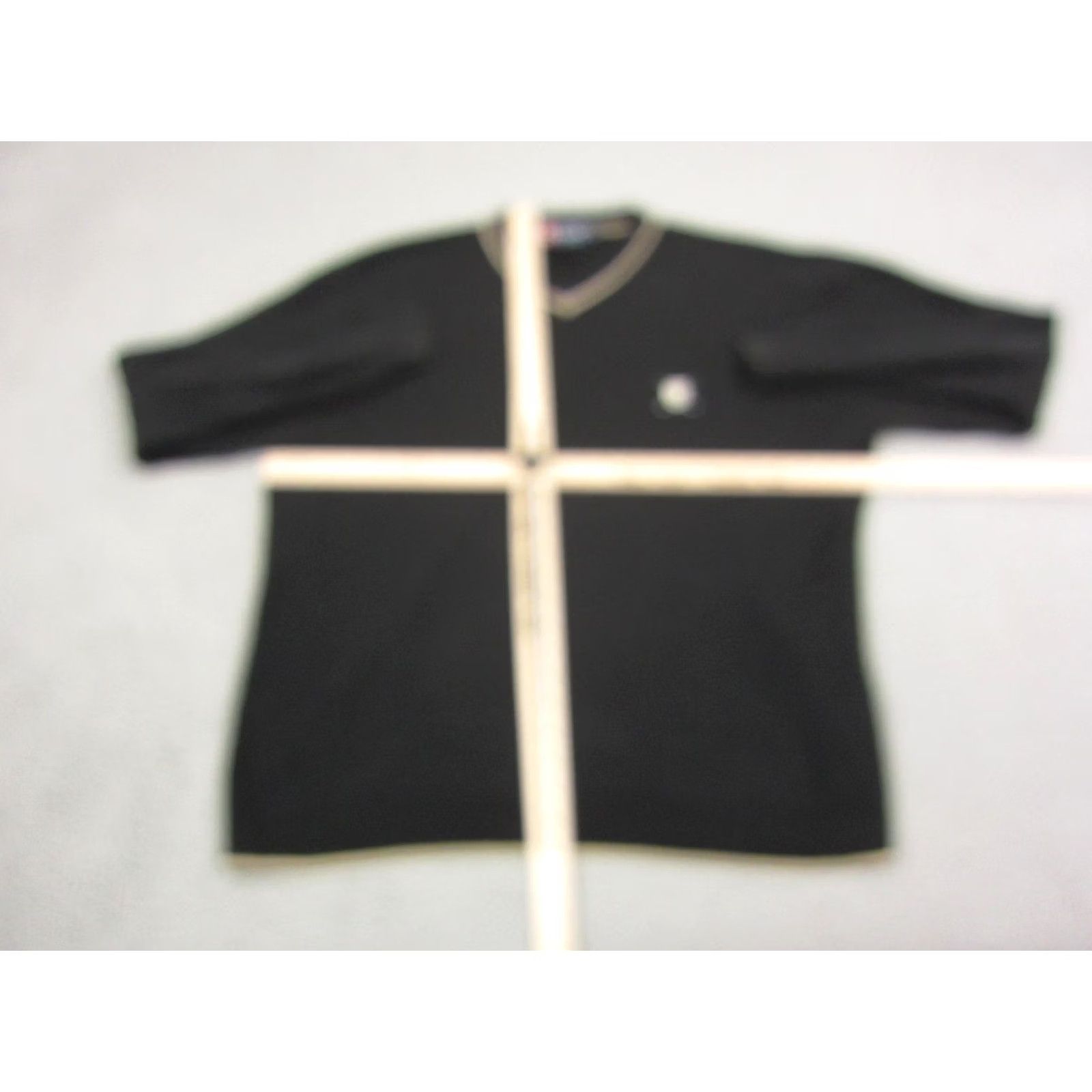 Chaps Chaps Sweater Mens XL Black V-Neck Pullover Knit 90s USA Classic Preppy Golf Size US XL / EU 56 / 4 - 6 Thumbnail