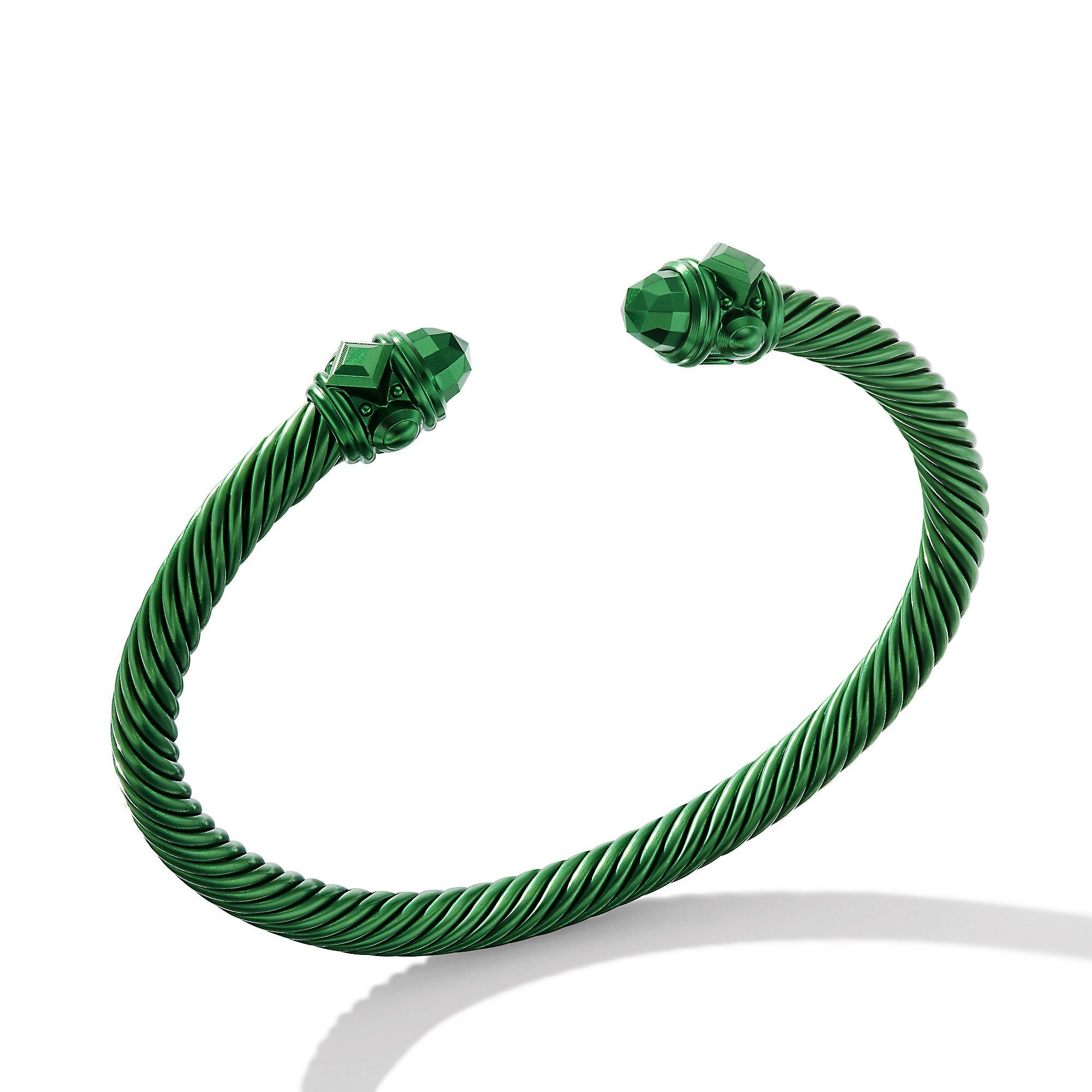 David Yurman o1w1db10625 SIZE: M / B12543 Bracelet Forest Green Aluminum Size ONE SIZE - 2 Thumbnail