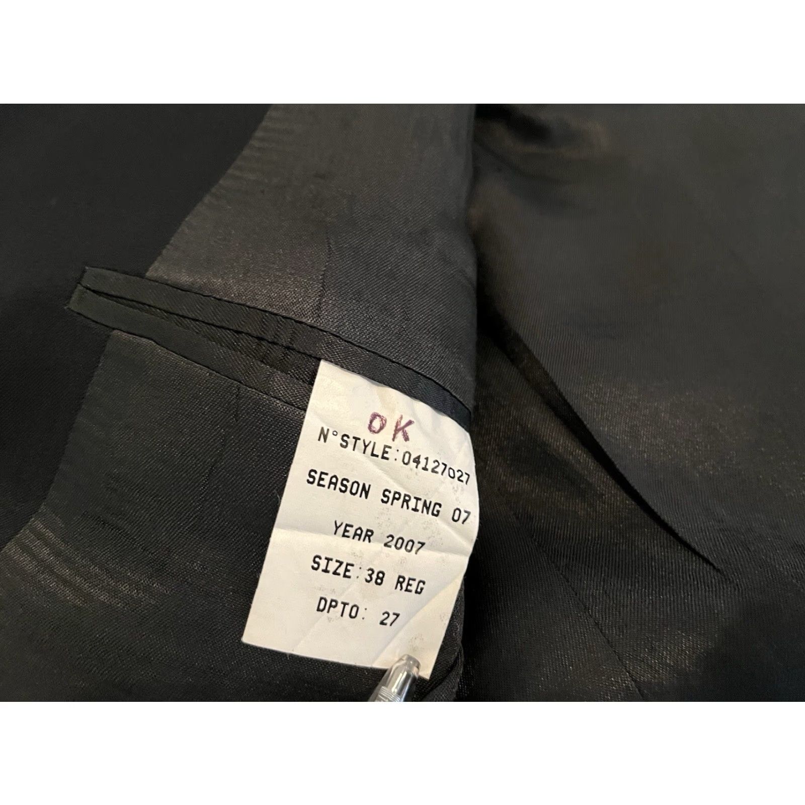 Brooks Brothers Brooks Brothers Blazer Jacket 3 Button Wool Black 38R Mens Coat Sport Coat Size 38R - 4 Thumbnail