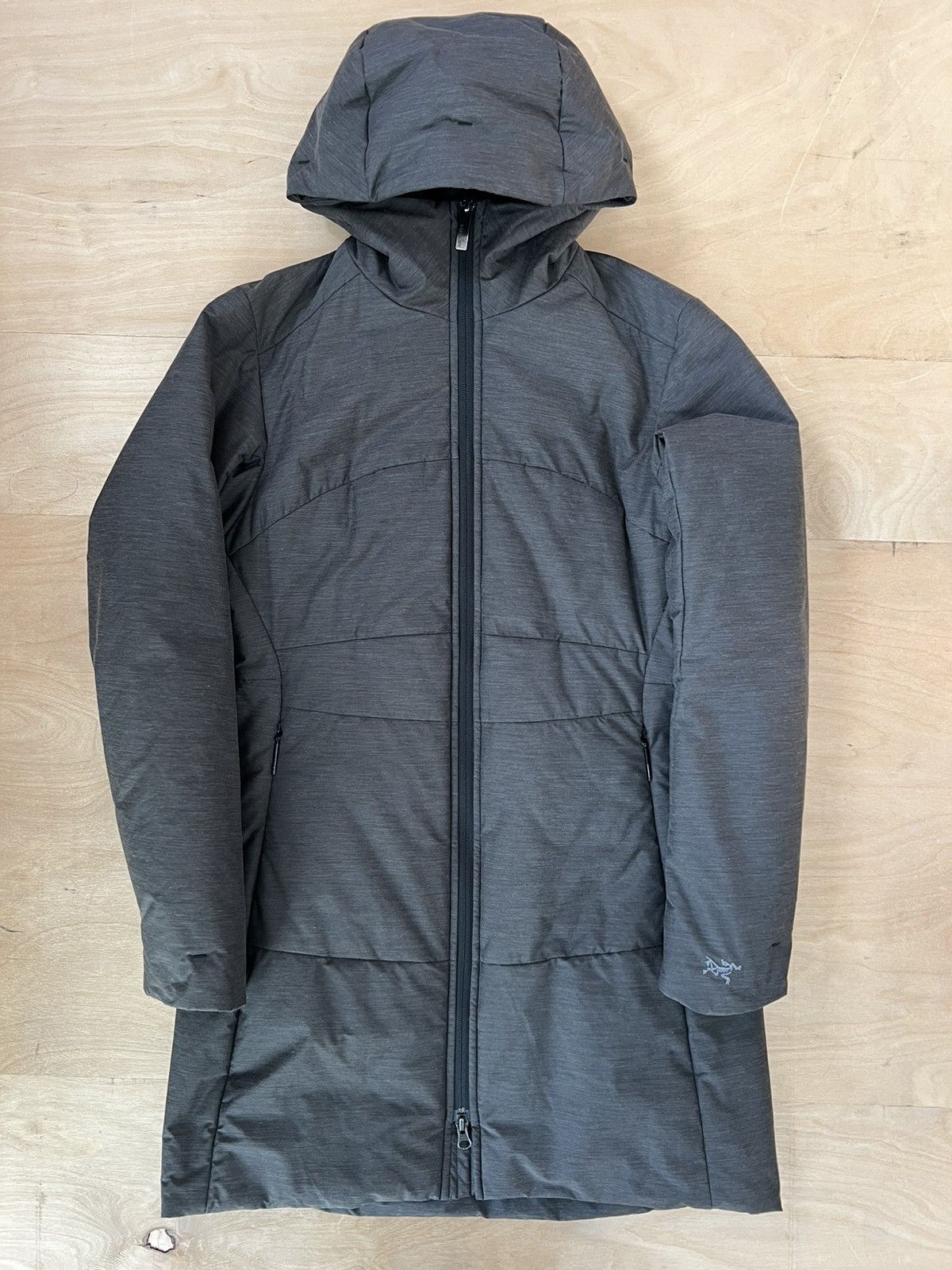 image of Arcteryx Arc'teryx Darrah Coat Women's Small Gray Full Zip Hooded in Grey