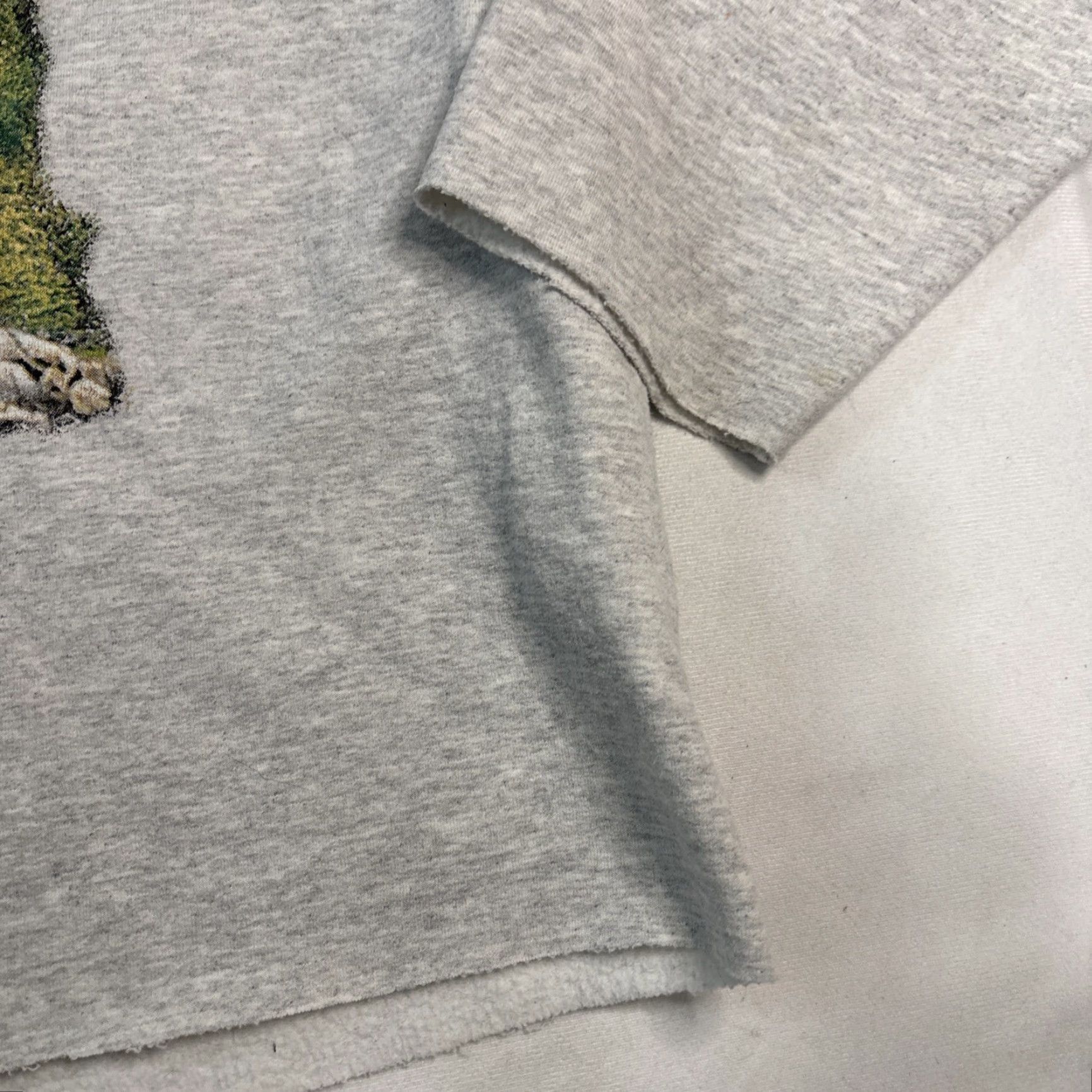 Jerzees VINTAGE Jerzees Super Sweater Crewneck Wolf Gray XL Cropped Women Crew Neck Pullover Sweatshirt Gr ay XL Women’s 00 Size XL / US 12-14 / IT 48-50 - 5 Thumbnail