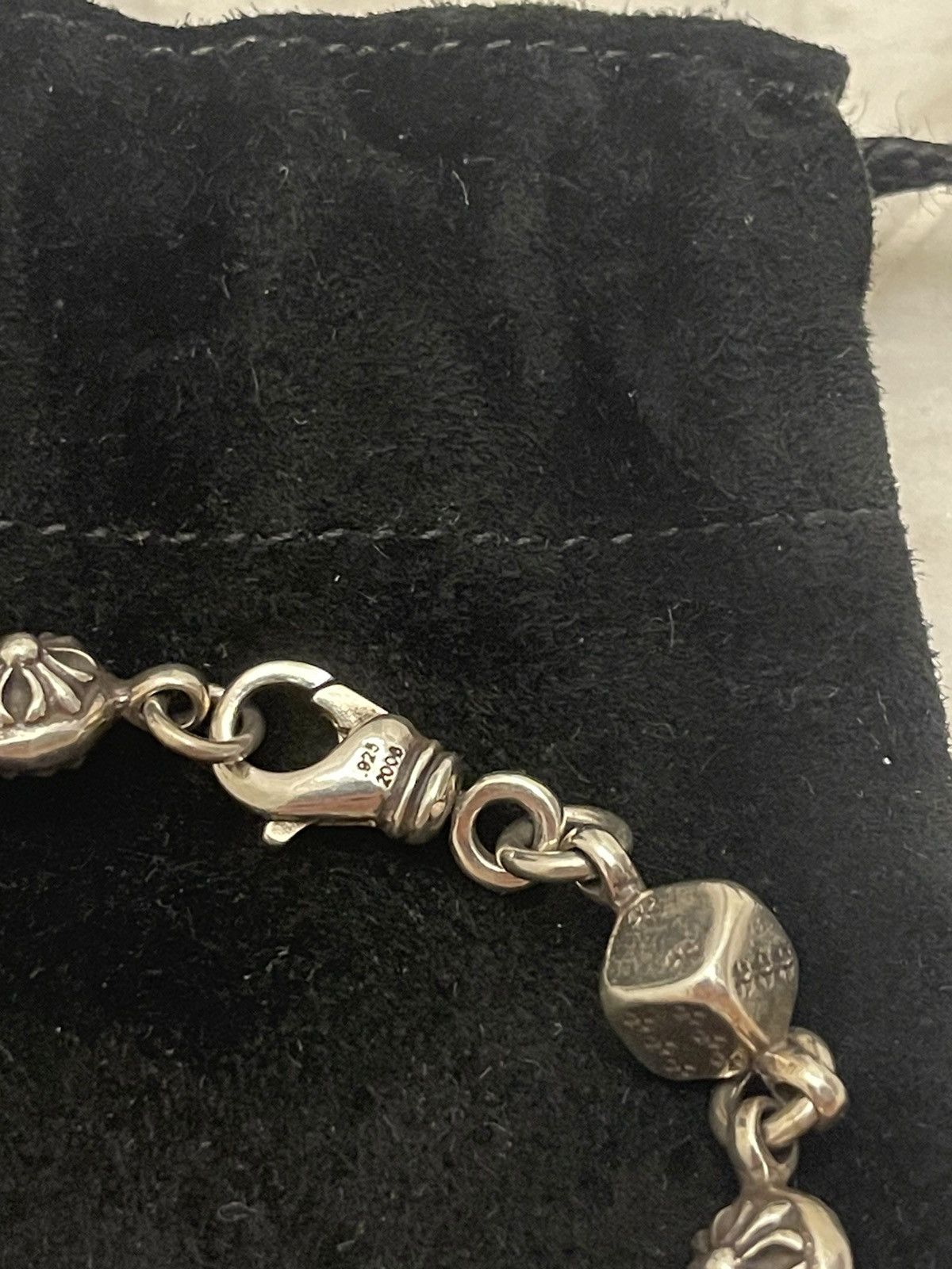 Chrome Hearts RARE ! Chrome hearts dice and crossball bracelet 7” long Size ONE SIZE - 12 Thumbnail