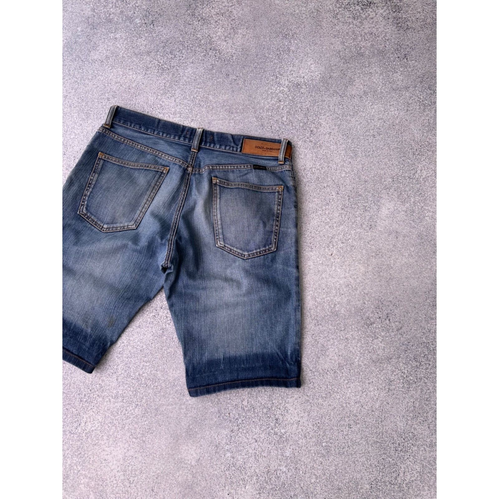 Dolce & Gabbana VTG Dolce&Gabbana Dirty Denim Shorts Size US 30 / EU 46 - 3 Thumbnail