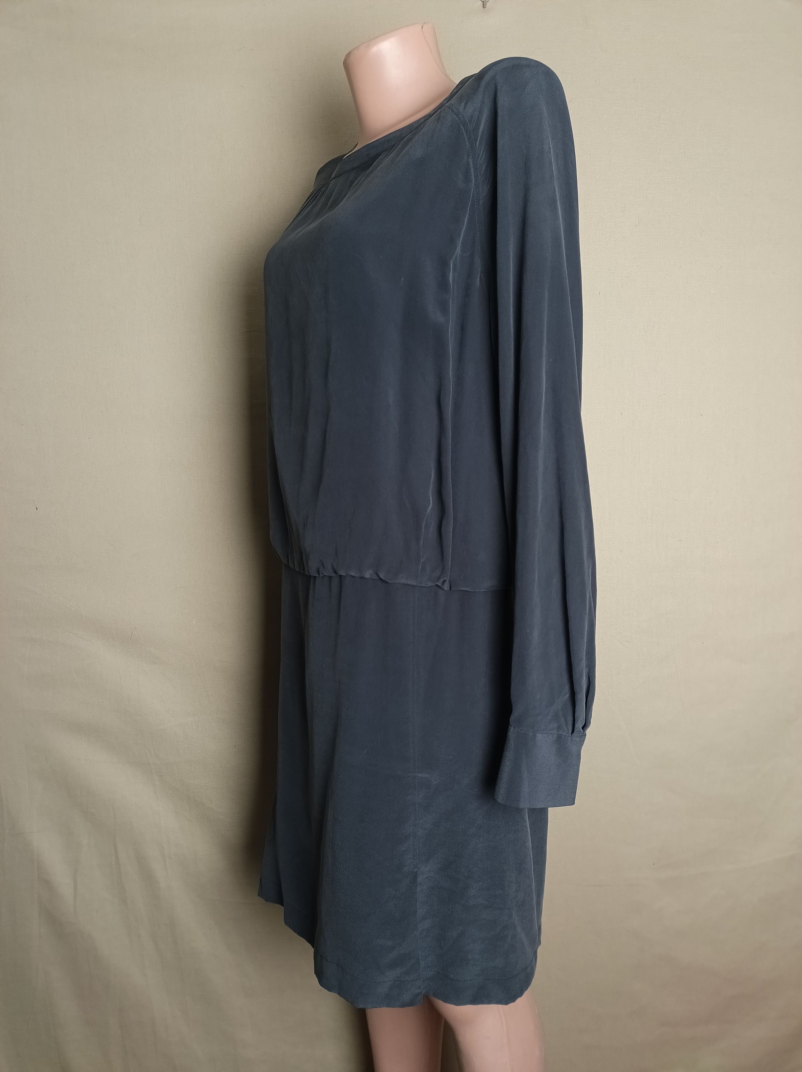 Chloe × See by Chloe See by Chloe Grey Silk Dress Size IT 42 US 6 Size M / US 6-8 / IT 42-44 - 6 Thumbnail
