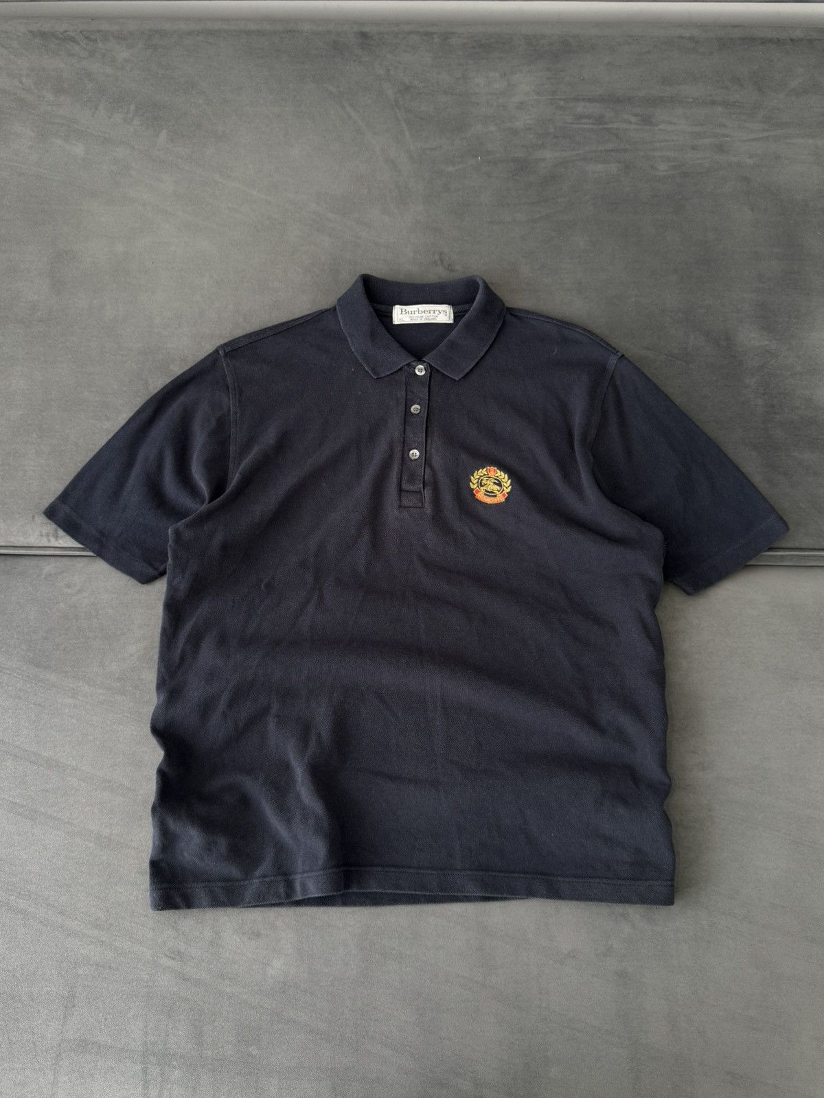 トップス Burberry 90s polo tee THOMAS BURBERRY Vintage Mens Polo Shirt 90s Burberrys of