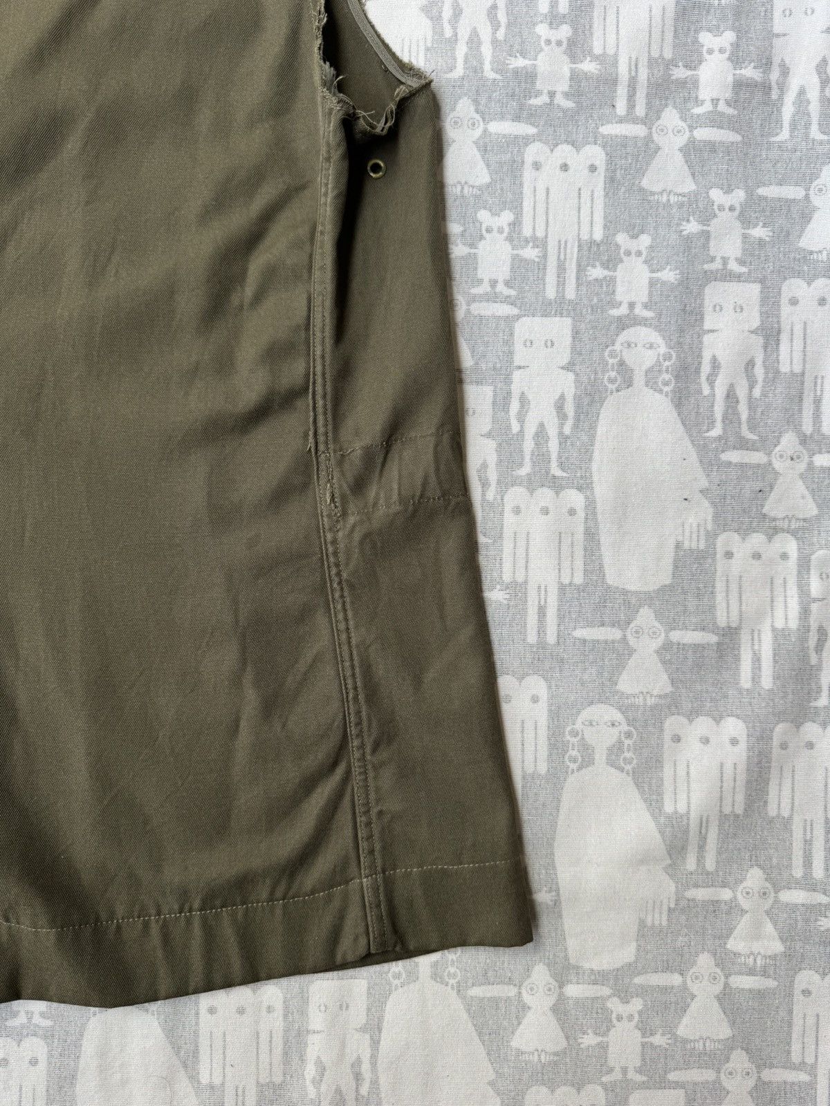 Maison Margiela Maison Martin Margiela SS00 Artisanal Reworked Army Vest Size US S / EU 44-46 / 1 - 10 Thumbnail