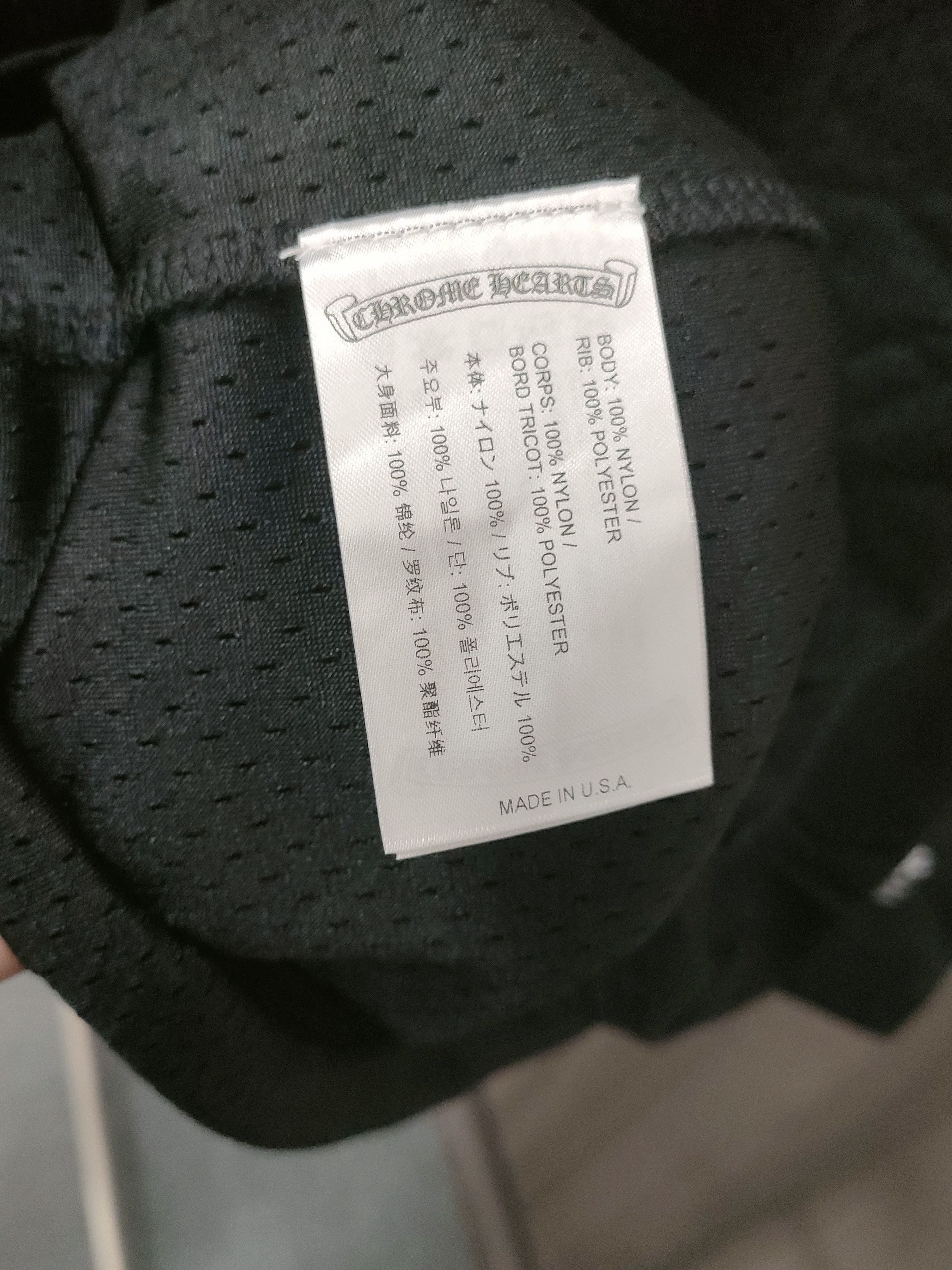 Chrome Hearts Chrome Hearts Black Mesh Ice Hockey Short Sleeve Tee Size US S / EU 44-46 / 1 - 10 Thumbnail