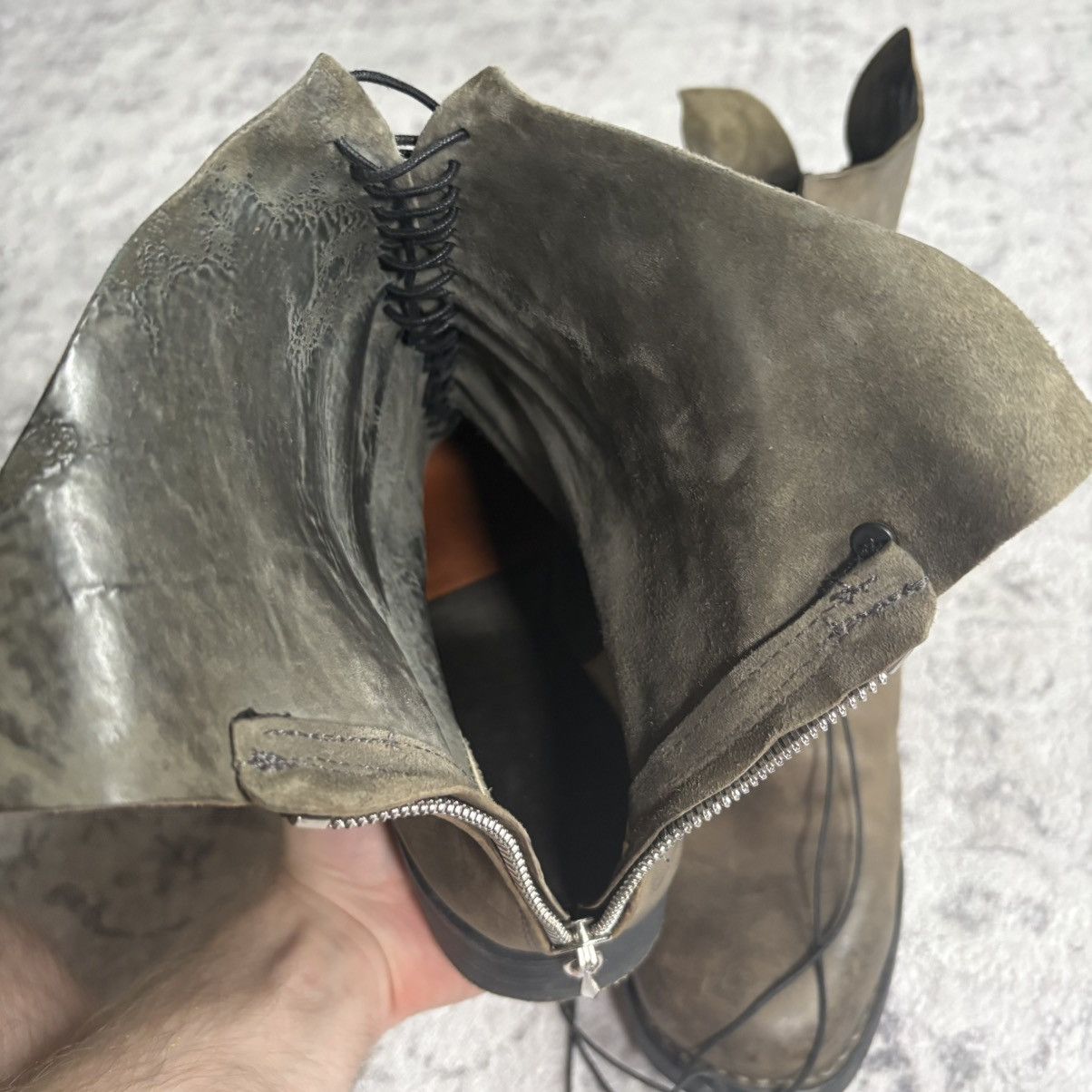 Incarnation Incarnation Micro-Lace Guidi Horse Leather Back Zip Boots Size US 9.5 / EU 42-43 - 11 Thumbnail