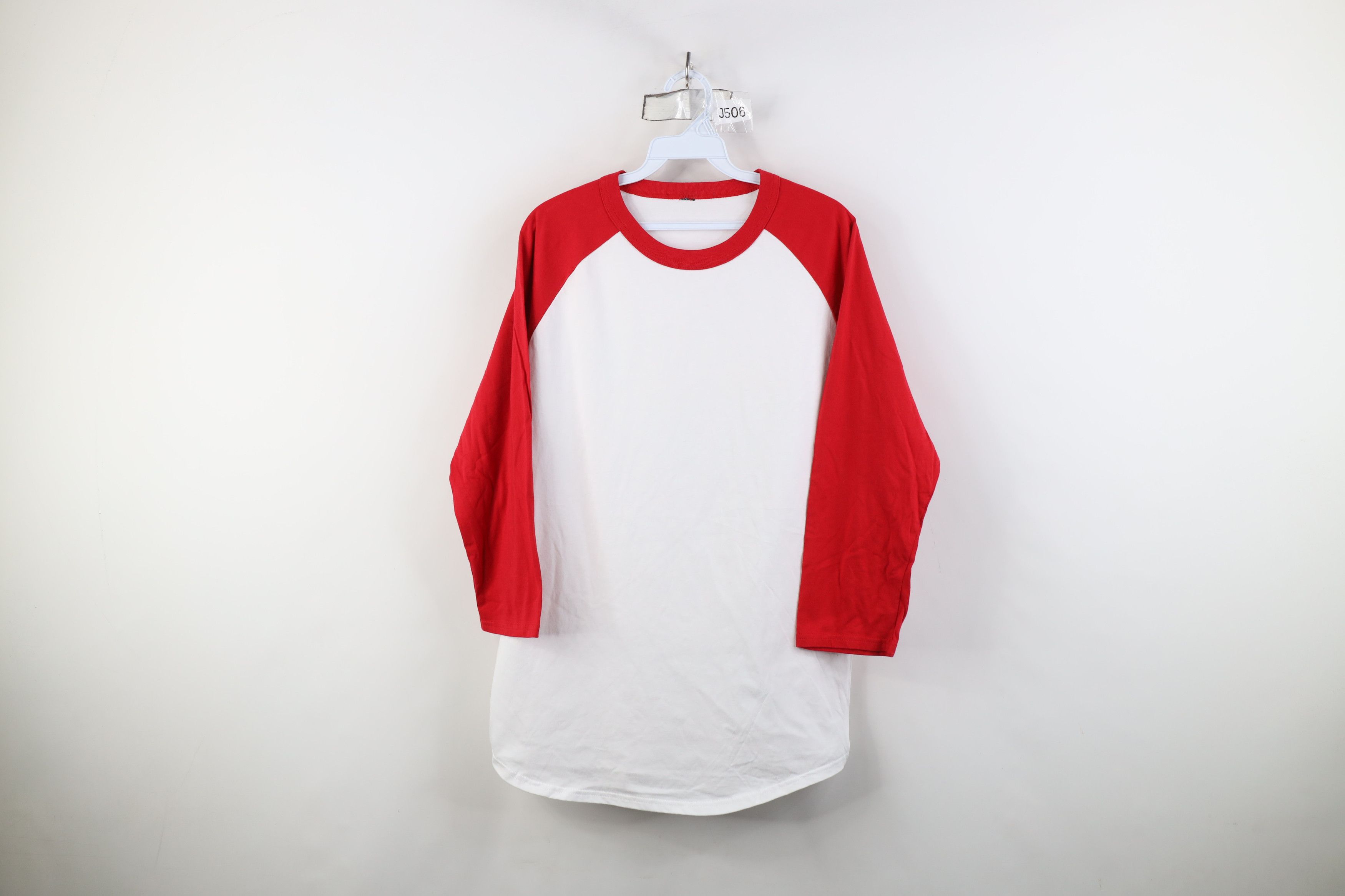 Vintage Vintage 90s Streetwear 3/4 Sleeve Raglan Baseball T-Shirt Size US M / EU 48-50 / 2 - 1 Thumbnail