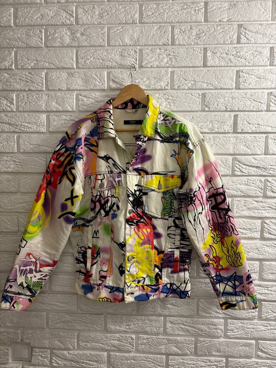 Jaded London Jaded London denim graffiti print suit Jacket Pants Y2K Size US XS / EU 42 / 0 - 15 Thumbnail