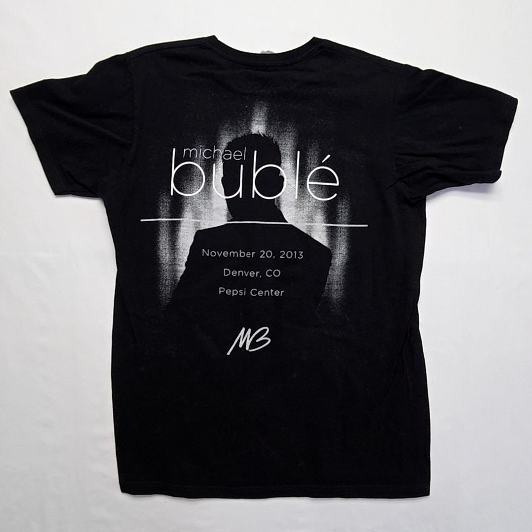 & Other Stories Michael Bublé Concert Shirt Optima Black 2013 Tour M Tee Size US M / EU 48-50 / 2 - 7 Thumbnail