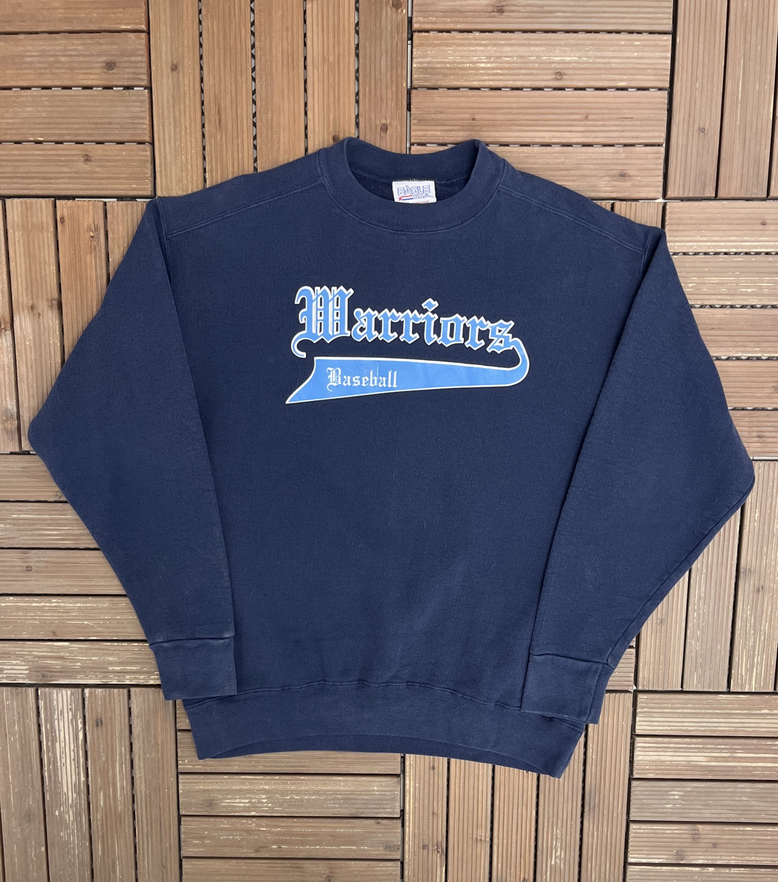 Vintage Warriors Baseball Vintage Crewneck Sweater Size US L / EU 52-54 / 3 - 1 Thumbnail