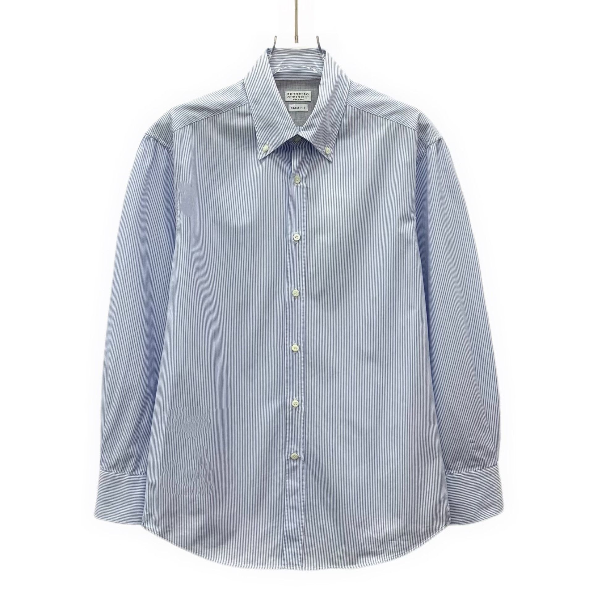 Brunello Cucinelli Brunello Cucinelli Blue Button Up S Women Size S / US 4 / IT 40 - 1 Thumbnail