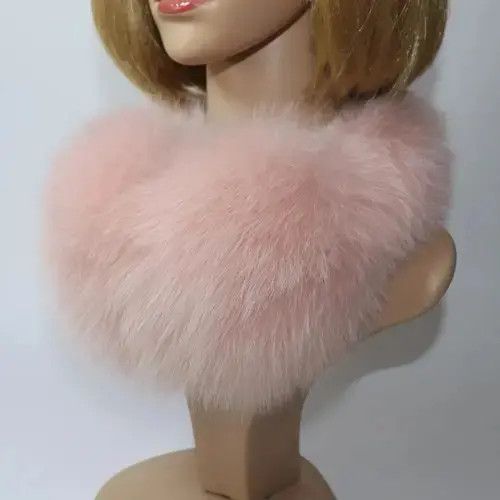 Japanese Brand Pink Color Genuine Fur Earmuffs For Winter Size ONE SIZE - 3 Thumbnail