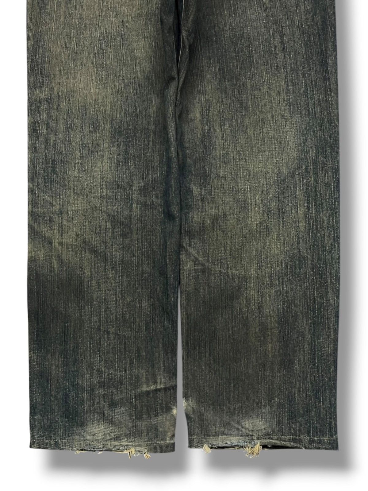 Edwin Vintage Edwin E604R Japan - Faded Mud Wash, Distressed Denim Size US 32 / EU 48 - 7 Thumbnail
