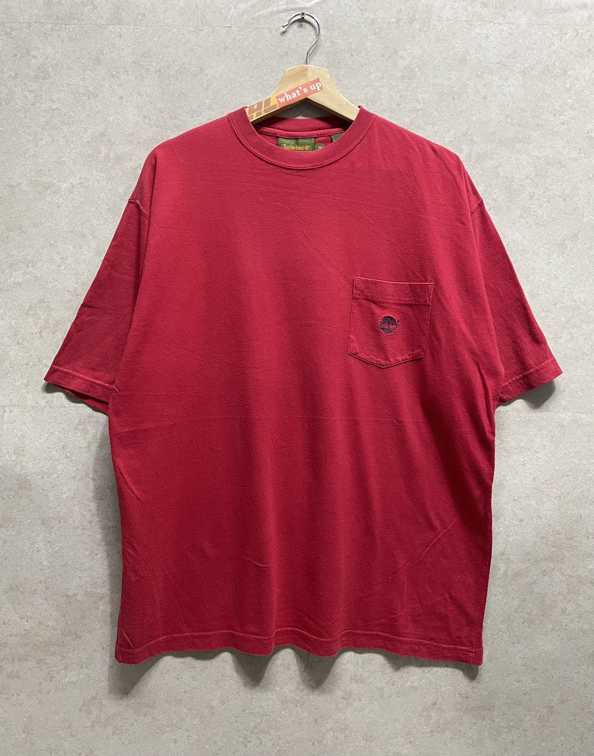 Timberland × Vintage Vintage Y2K Timberland Pocket Tee Size US XL / EU 56 / 4 - 1 Thumbnail