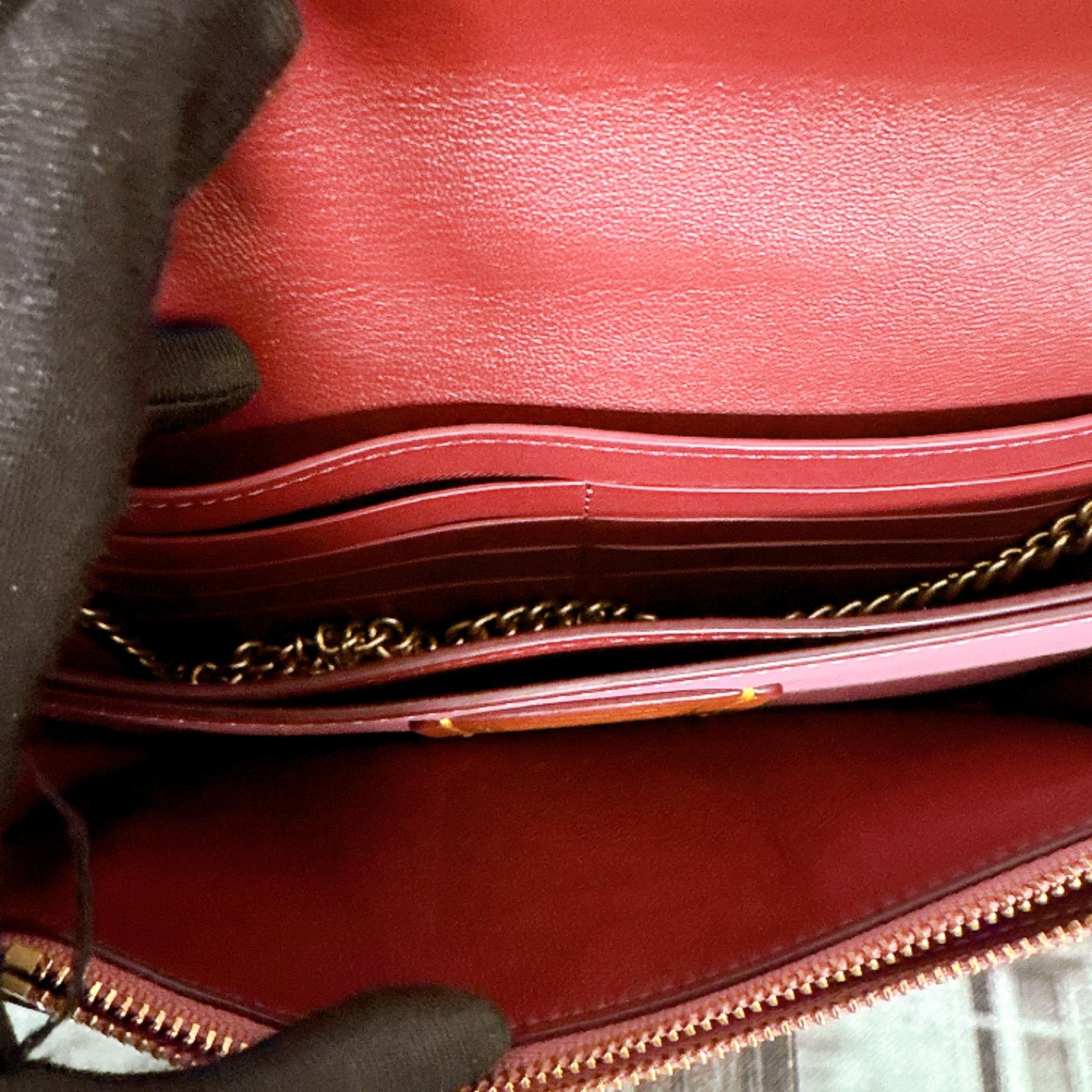 Coach Coach 27247 Callie Foldover Chain Clutch IN ROSE Size ONE SIZE - 6 Thumbnail