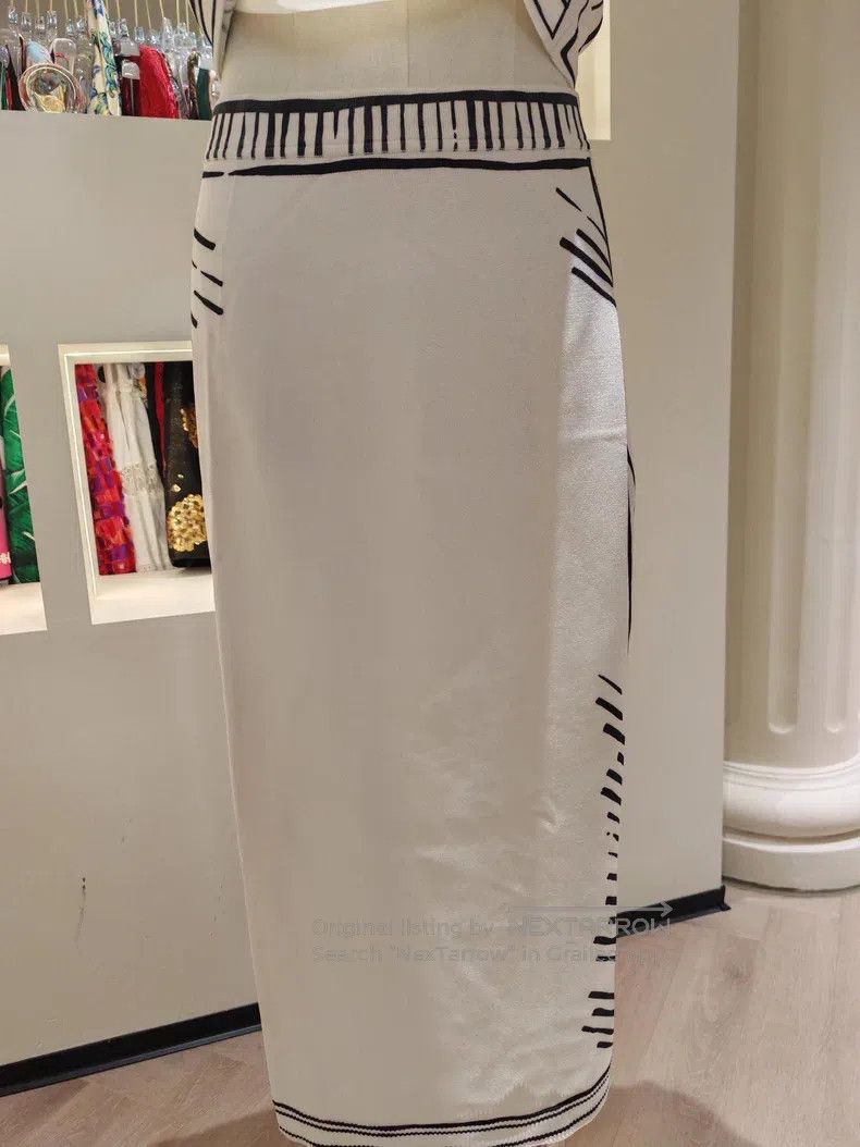 Fendi Fendi California Sky Series Black and White Striped Knit S Size XS / US 0-2 / IT 36-38 - 6 Thumbnail