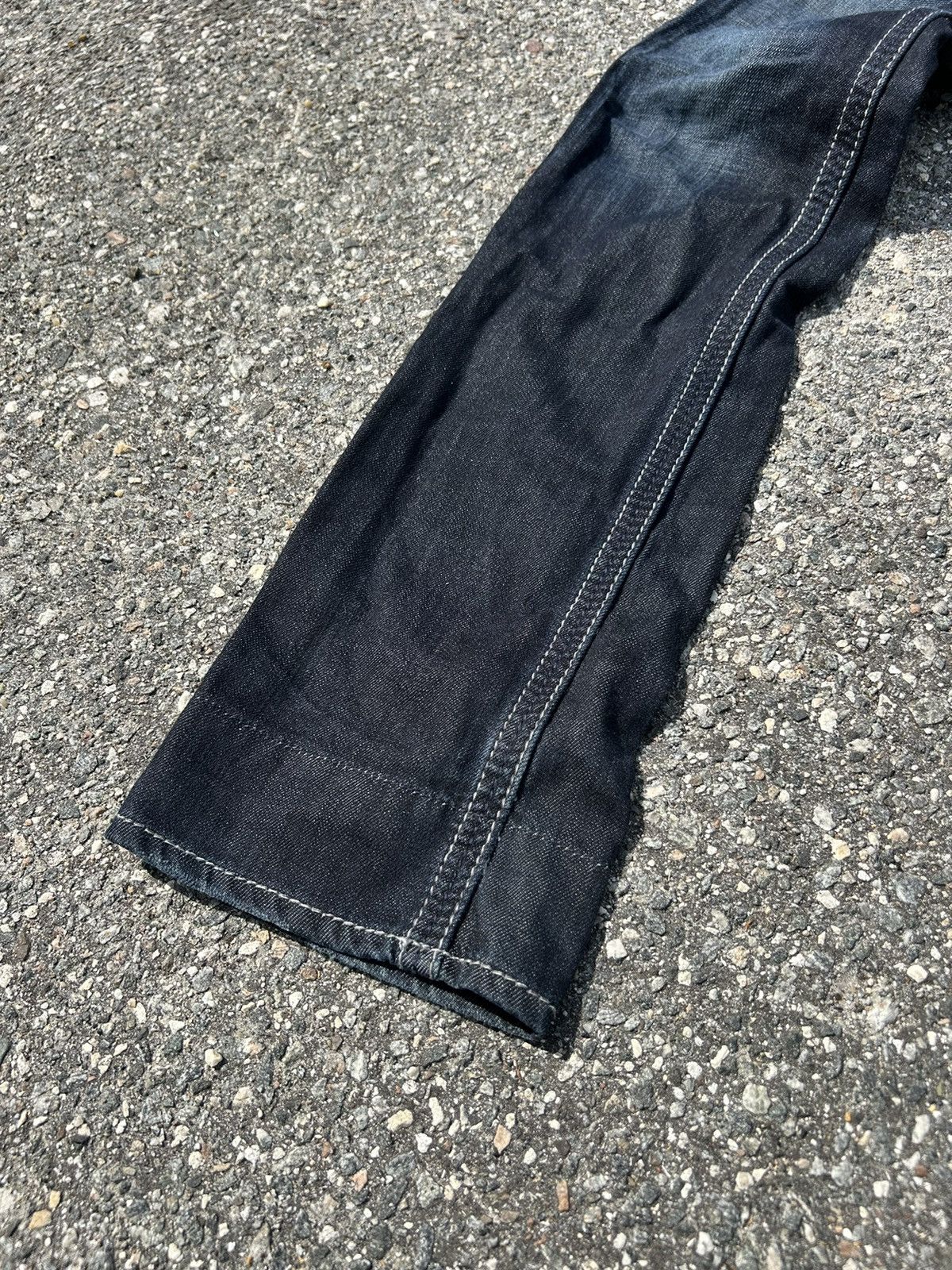 BKE BKE Grunge Embroidered Distressed Jeans Size US 30 / EU 46 - 4 Thumbnail
