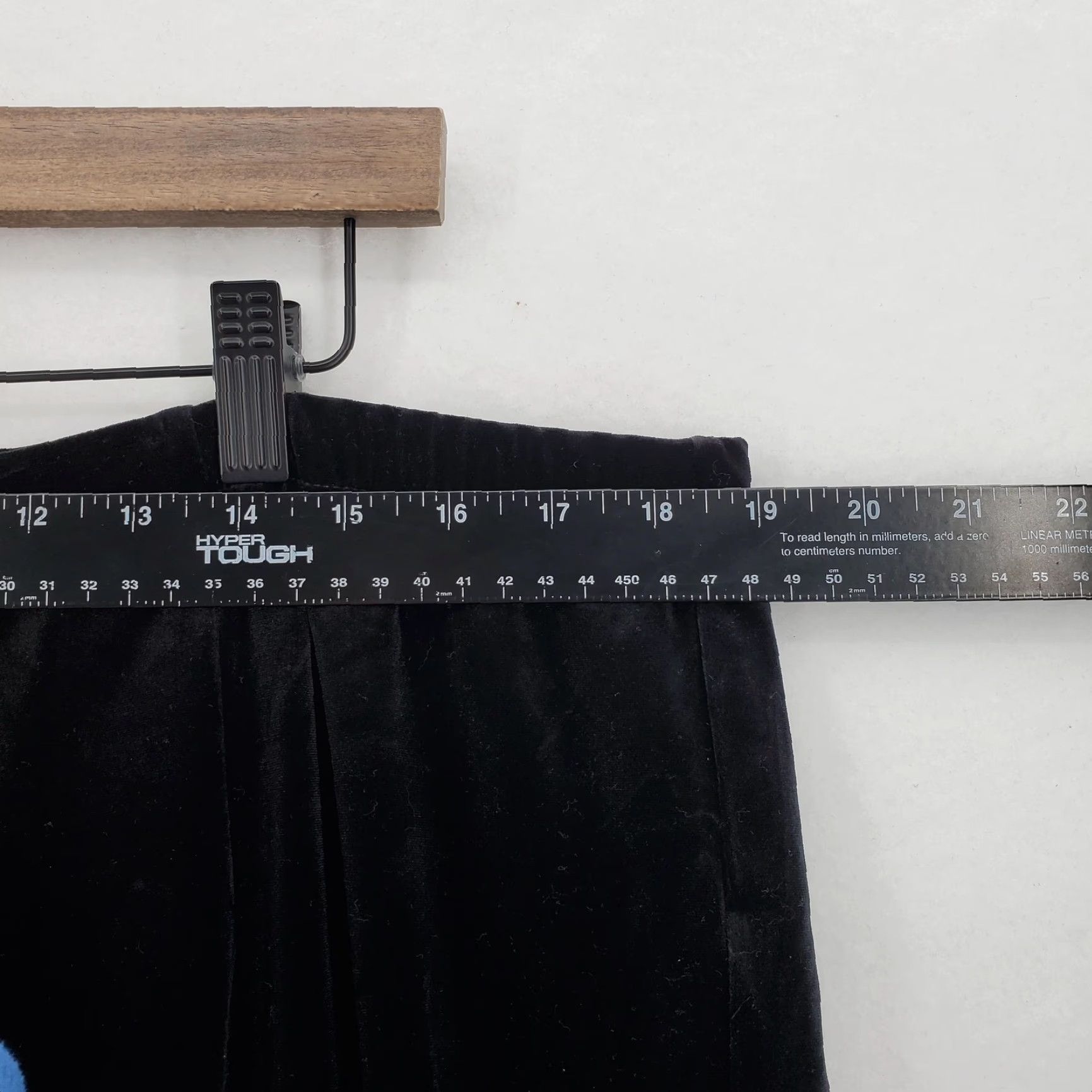 Vintage Chico's Pants Womens XL 3R Black Velvet Velour Pull On Elastic Waist Stretch NWT Size 40" / US 18 - 7 Thumbnail