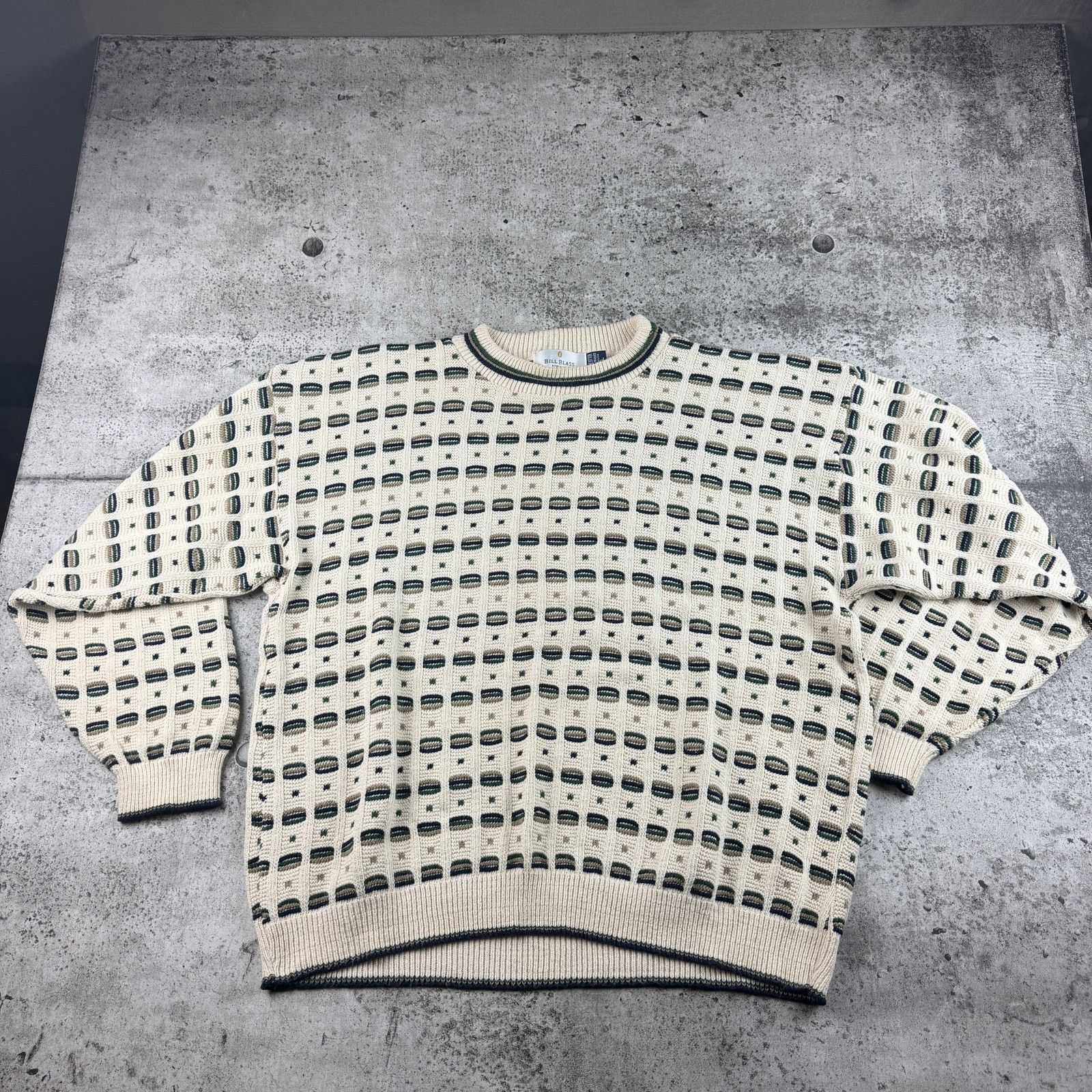 Bill Blass Vintage Sweater by Bill Blass size XL USA Made 100% Cotton Size US XL / EU 56 / 4 - 1 Thumbnail