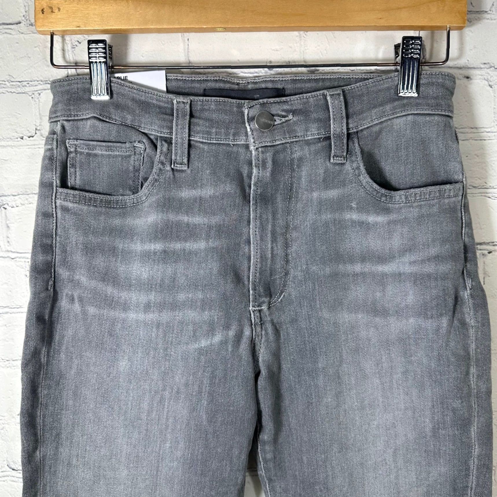 Vintage Joes Jeans The Charlie High Rise Skinny Ankle Grey Cloud Wash 26 Jeans Women Button Zip Pockets Cotton Blend Stretch 5-Pocket Modern Slim Vintage No Size 26" / US 2 / IT 38 - 2 Thumbnail