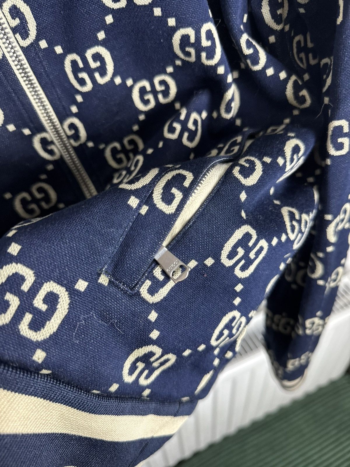 Gucci Gucci Jacquard Technical monogram sweatshirt designer rare Size US L / EU 52-54 / 3 - 6 Thumbnail
