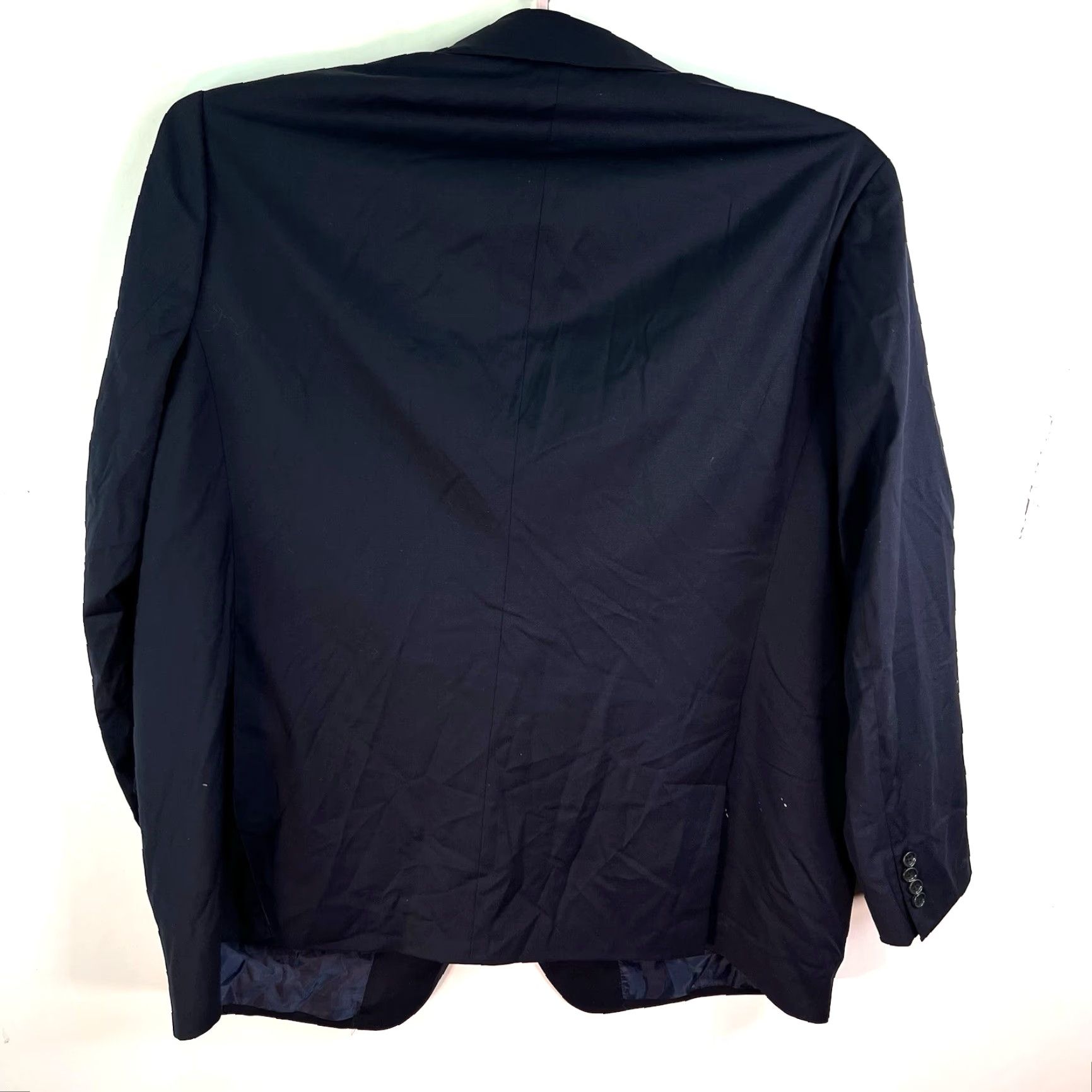 Bonobos VINTAGE Bonobos Blazer Men SZ 54 Wool Business Casual Blue 90s Designer Single-Breasted Size 54R - 5 Thumbnail