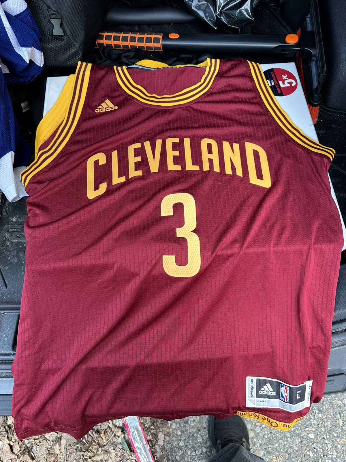 Adidas × NBA Mens Cleveland Cavaliers Isaiah Thomas Jersey Addidas. Size US L / EU 52-54 / 3 - 4 Thumbnail