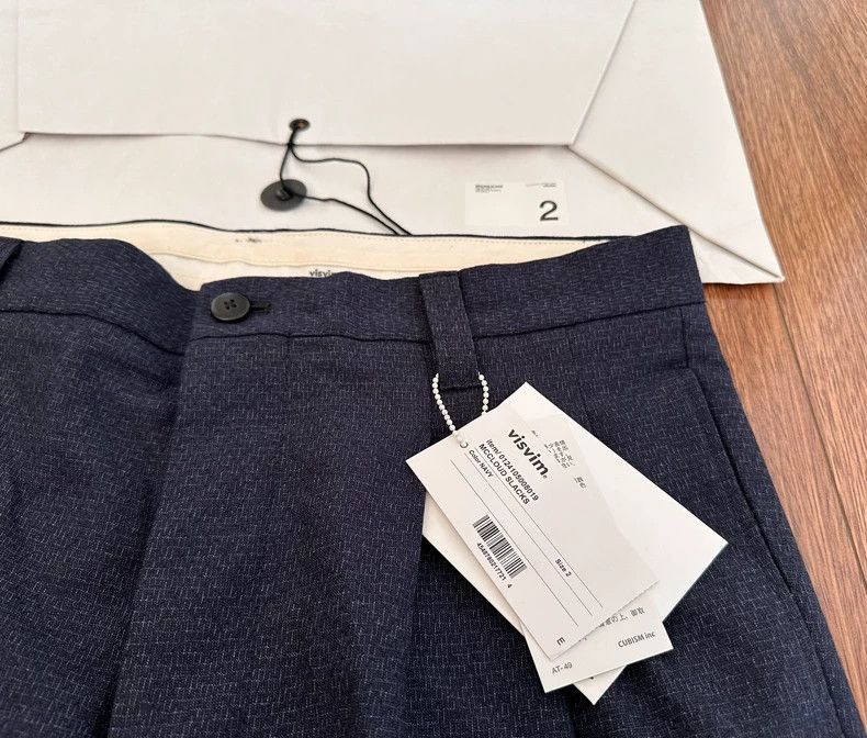 Visvim VisvimVisvim McCloud Slacks Navy Pants-2504 Size US 32 / EU 48 - 3 Thumbnail