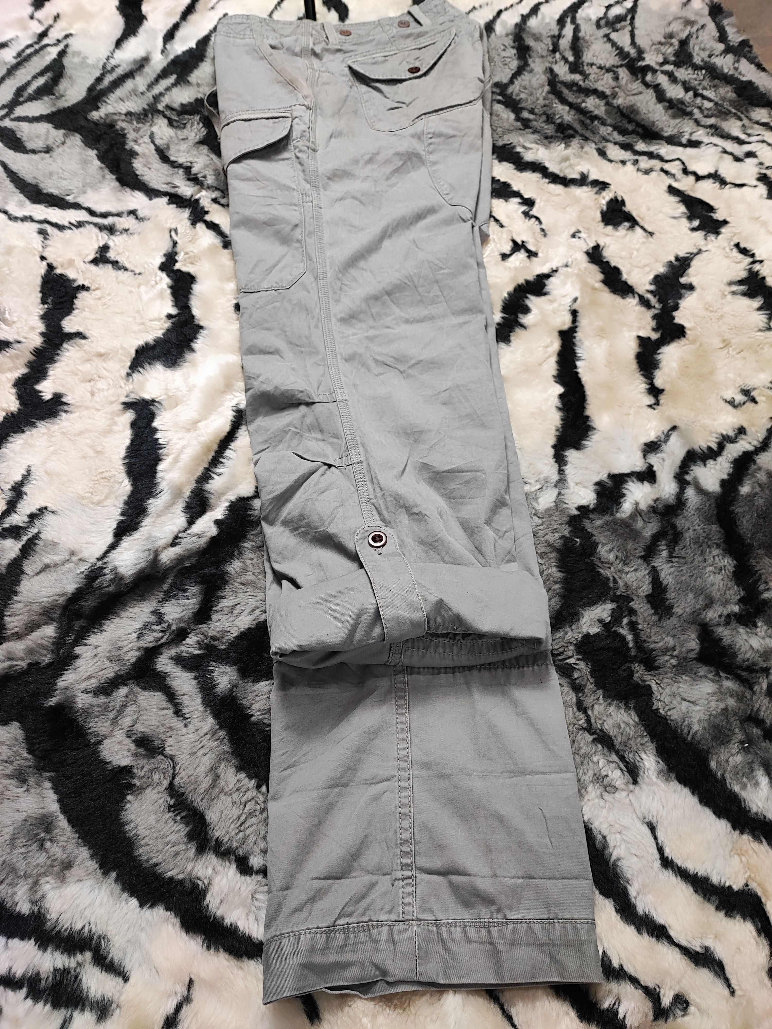 Polo Ralph Lauren 🔥DOPE Iconic Combat Multipocket Tactical Parachute Pants Size US 33 - 23 Thumbnail