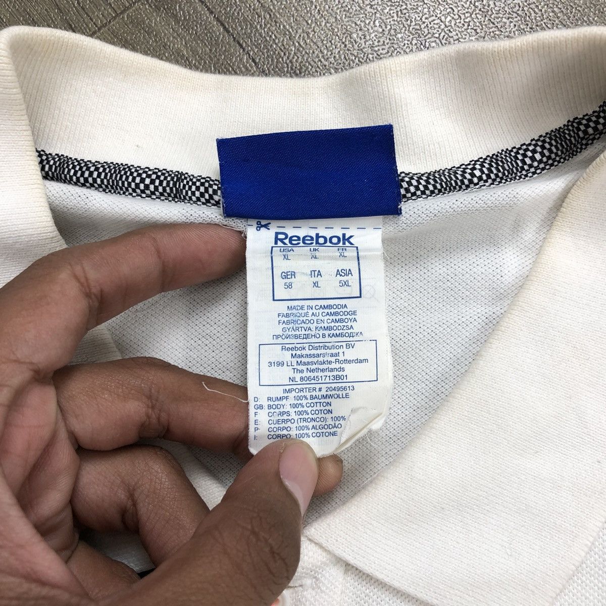 Reebok × Vintage Vintage 90’s Rebook Classic Iconic Design Polo Shirt Size US XL / EU 56 / 4 - 9 Thumbnail