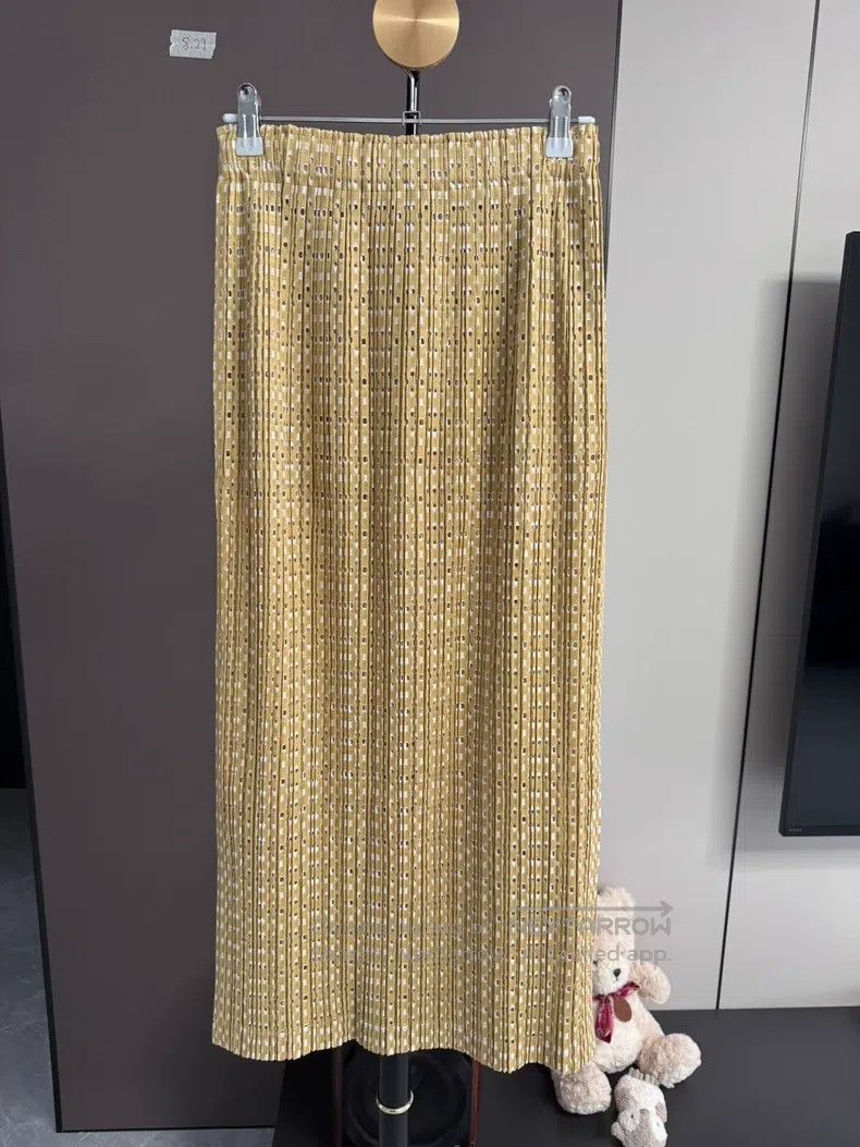 Issey Miyake Issey Miyake size:3 Blue Twist Knit Pants Size 22" - 2 Thumbnail
