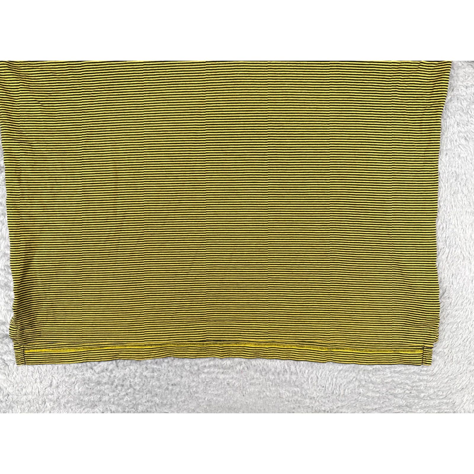 Vintage VINTAGE Polo Golf Shirt Men 2XL Yellow Black Stripe Polo Shirt Size US XXL / EU 58 / 5 - 5 Thumbnail
