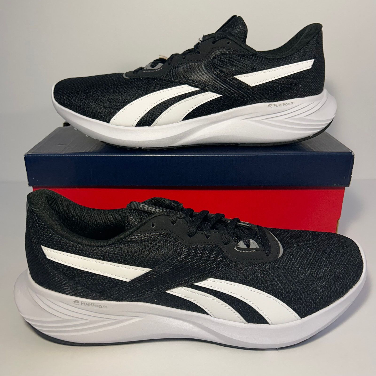 Reebok Mens Reebok Energen Tech Size 10 Black/White HP9289 Size US 10 / EU 43 - 1 Thumbnail