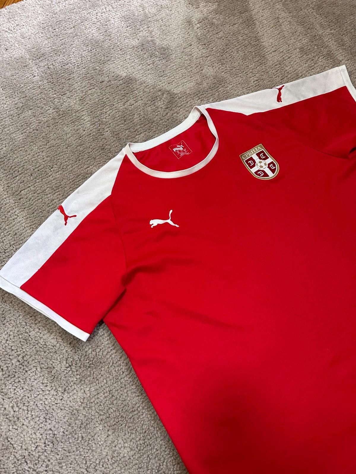 Puma Serbia 2018 2020 Home Football Shirt Soccer Jersey Puma XL Size US XL / EU 56 / 4 - 3 Thumbnail