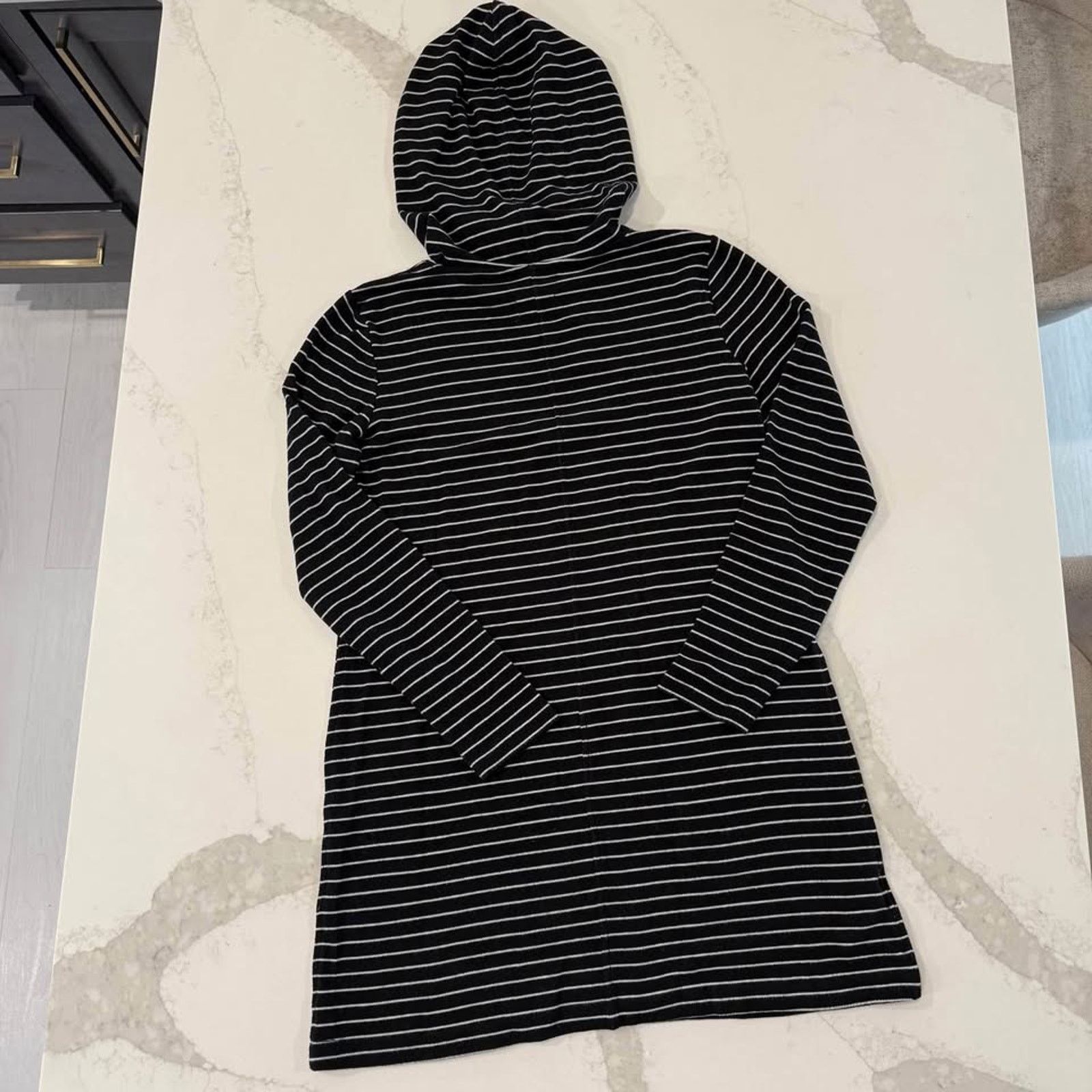 Lou & Grey Lou & Grey Striped Hooded SoftKnit Sweater Dress Women Small Size S / US 4 / IT 40 - 6 Thumbnail