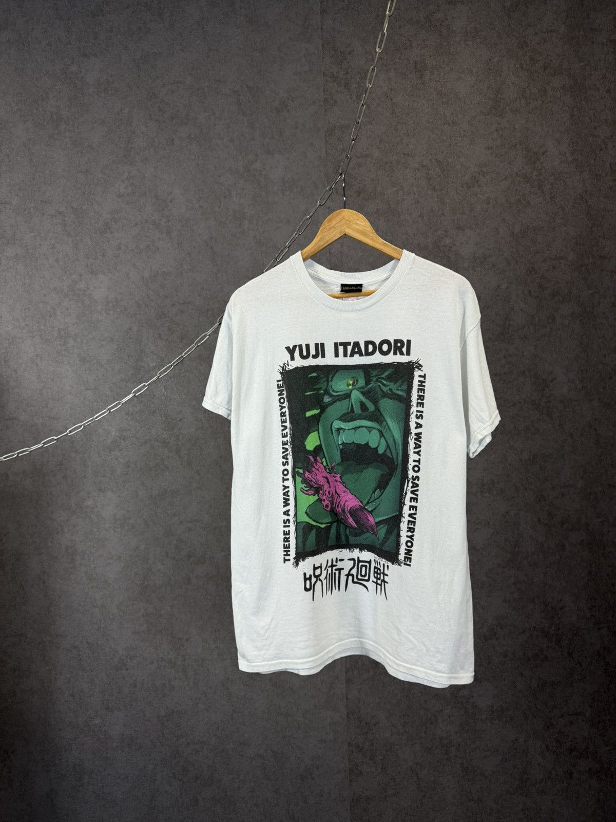 Anime × Japanese Brand Jujutsu Kaisen Yuji Itadori anima Japanese tee Size US M / EU 48-50 / 2 - 1 Thumbnail