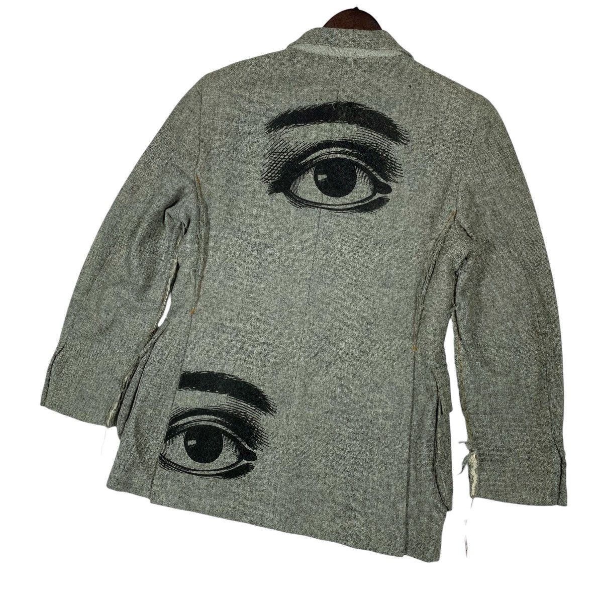 Libertine Libertine FALL 2004 RUNWAY Eye Graphic Blazer Size 38S - 10 Thumbnail