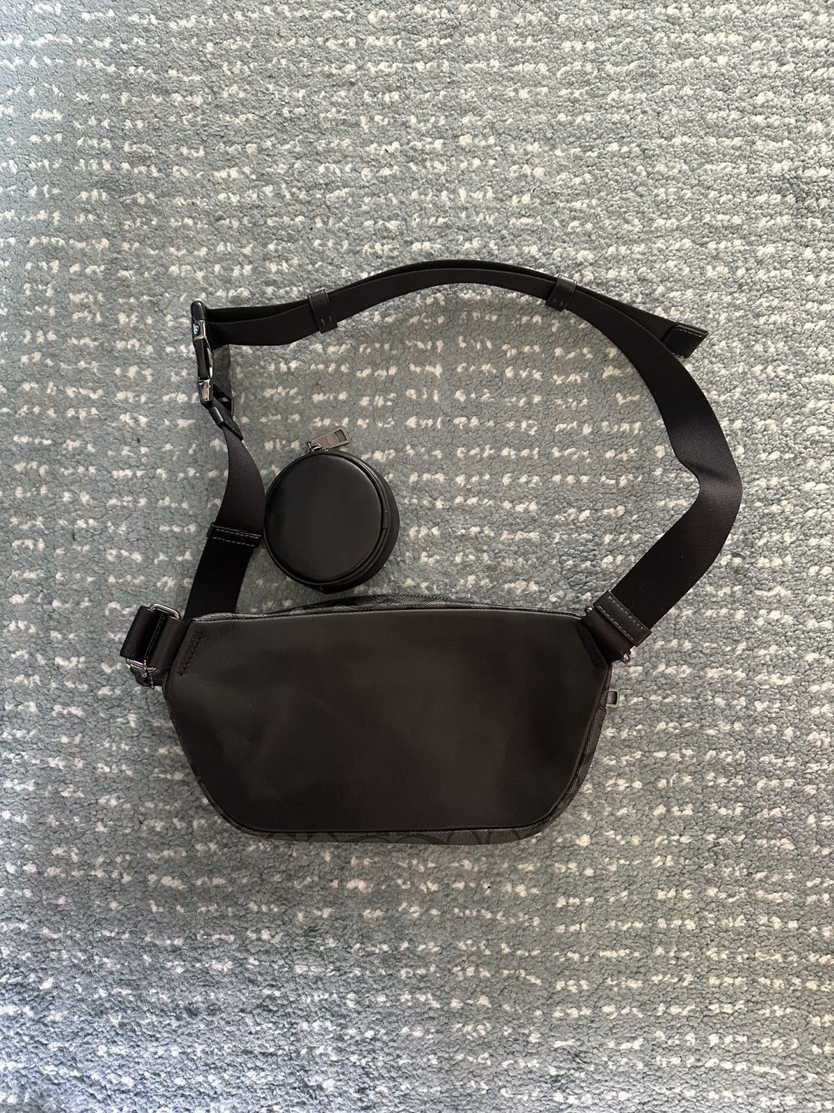 Coach Coach Black Jacquard Print Elias Bag Size ONE SIZE - 2 Thumbnail