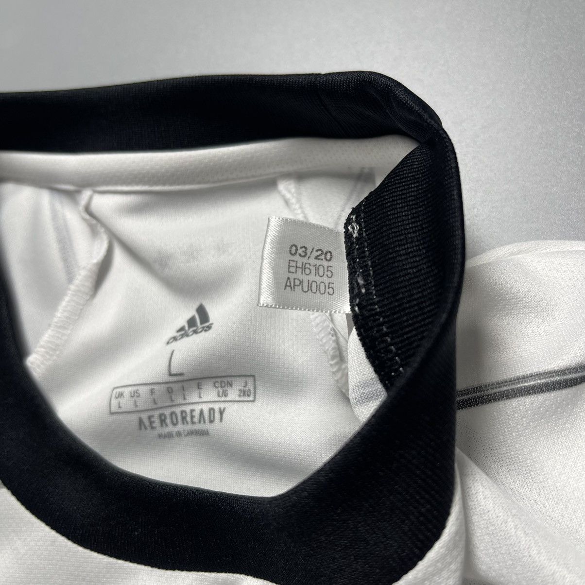 Adidas GERMANY ADIDAS 2020 EURO FOOTBALL HOME JERSEY #8 KROOS Size US L / EU 52-54 / 3 - 6 Thumbnail
