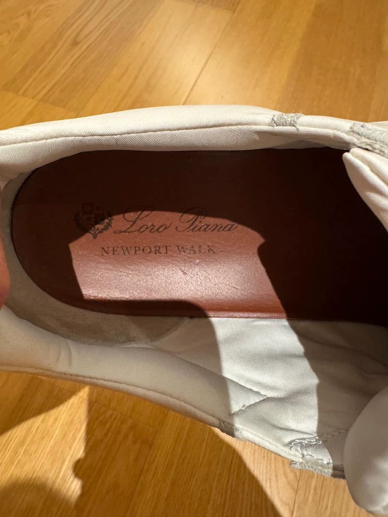 Loro Piana LORO PIANA Newport Walk White Athletic Shoes Size US 10 / EU 43 - 4 Thumbnail