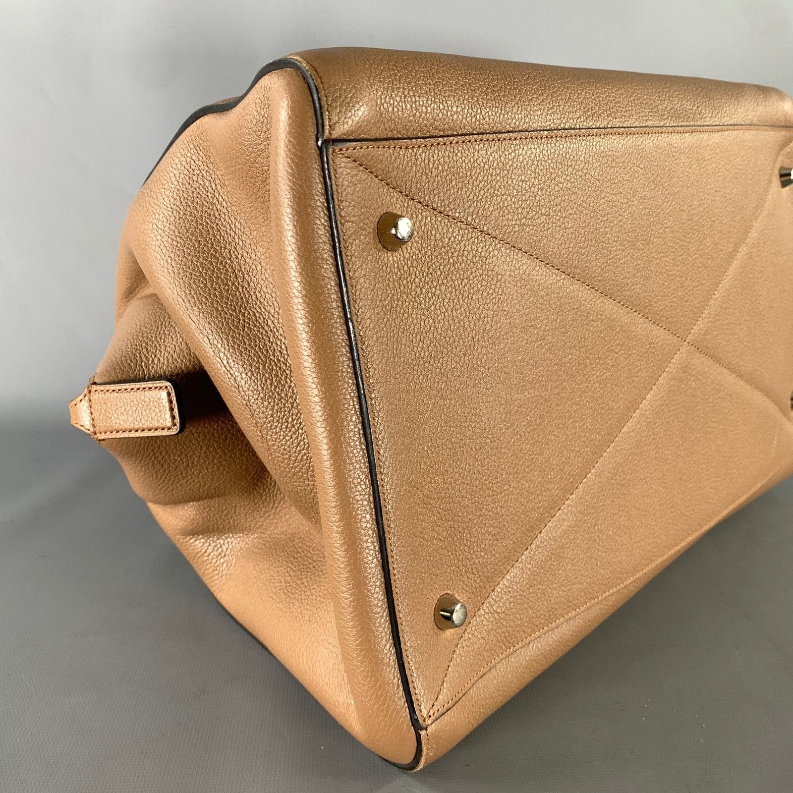 Marc Jacobs MARC JACOBS Tan Pebble Grain Leather Satchel HandBags Size ONE SIZE - 8 Thumbnail