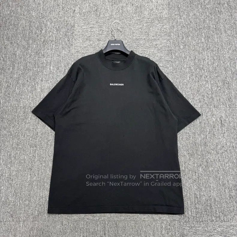Balenciaga Balenciaga Reflective Letter Printed Short Sleeve Size US M / EU 48-50 / 2 - 1 Thumbnail