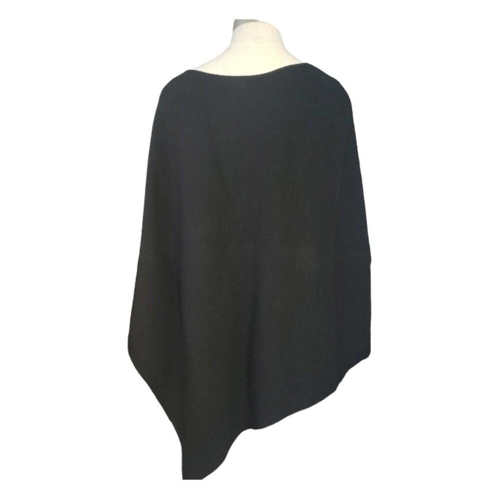 Chicos CT1666 Chico's Black Sequined Poncho Small S/M Size S / US 4 / IT 40 - 4 Thumbnail
