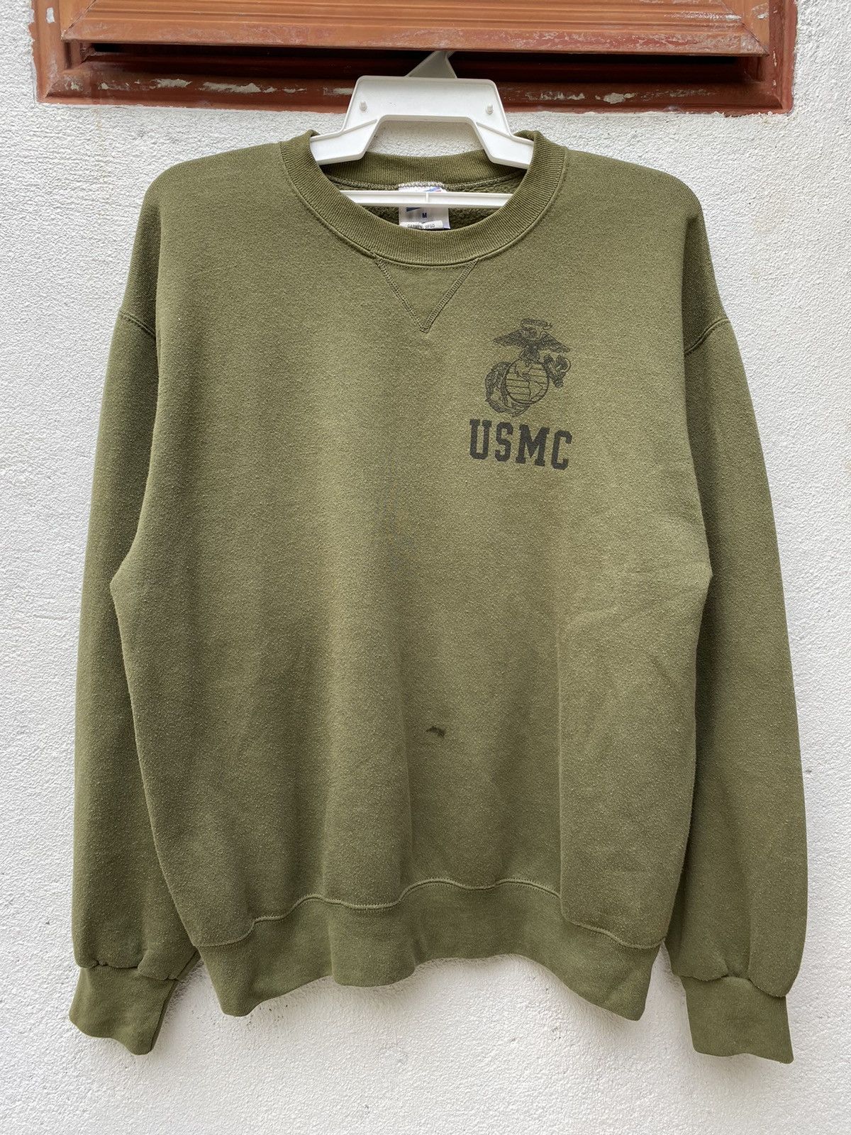 Vintage Sweatshirt USMC vintage 90s Size US L / EU 52-54 / 3 - 1 Thumbnail