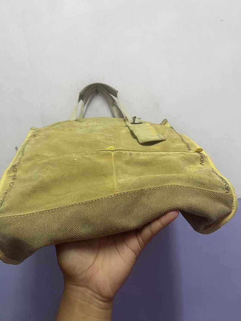 Mandarina Duck Mandarina Duck Leather and Canvas Bag Size ONE SIZE - 10 Thumbnail